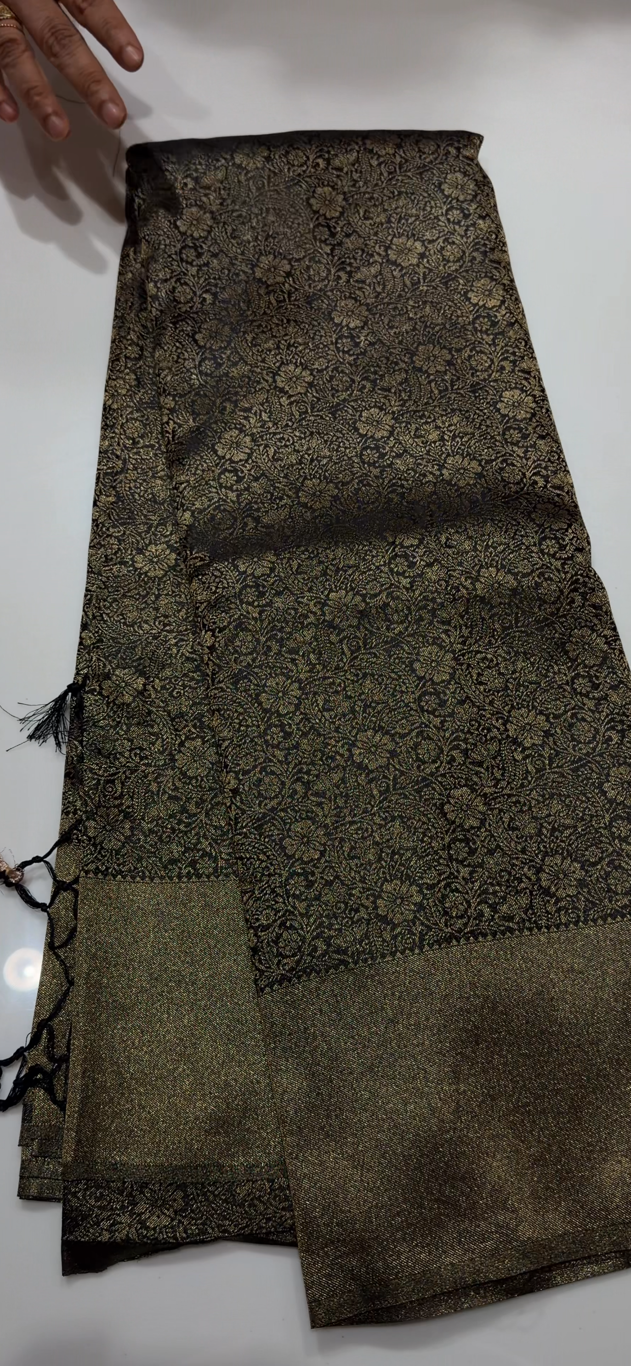 SEMI BROCADE SAREES - IHA 34536
