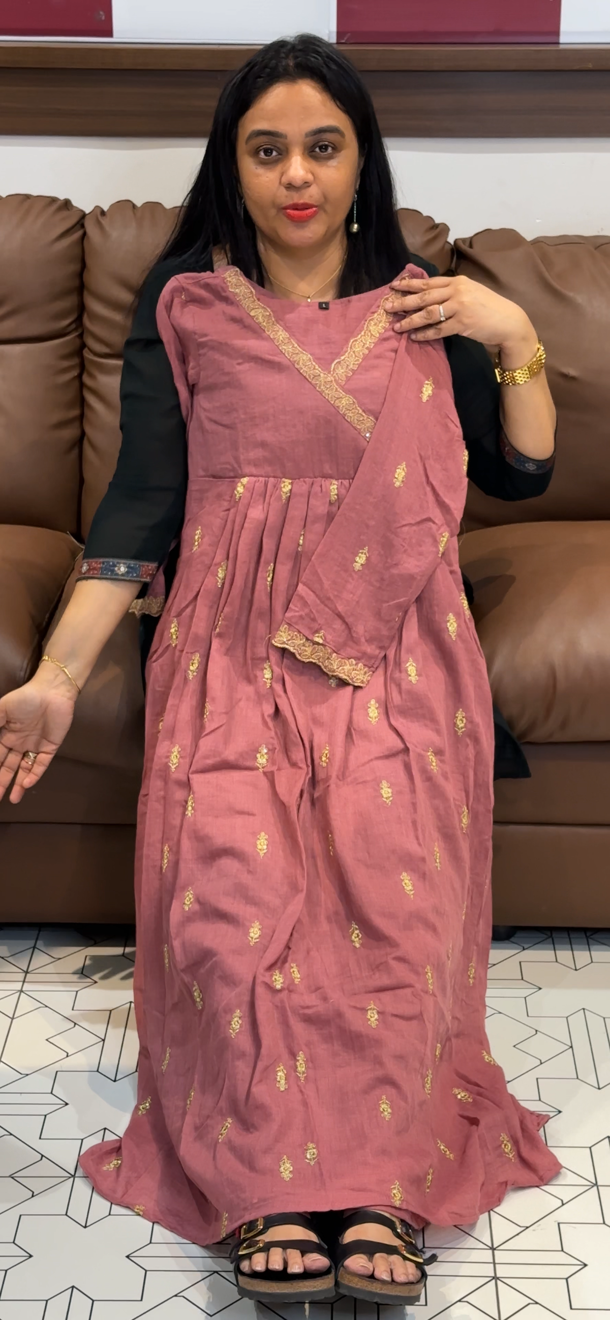 MUL CHANDERI TOP - IHA 35610