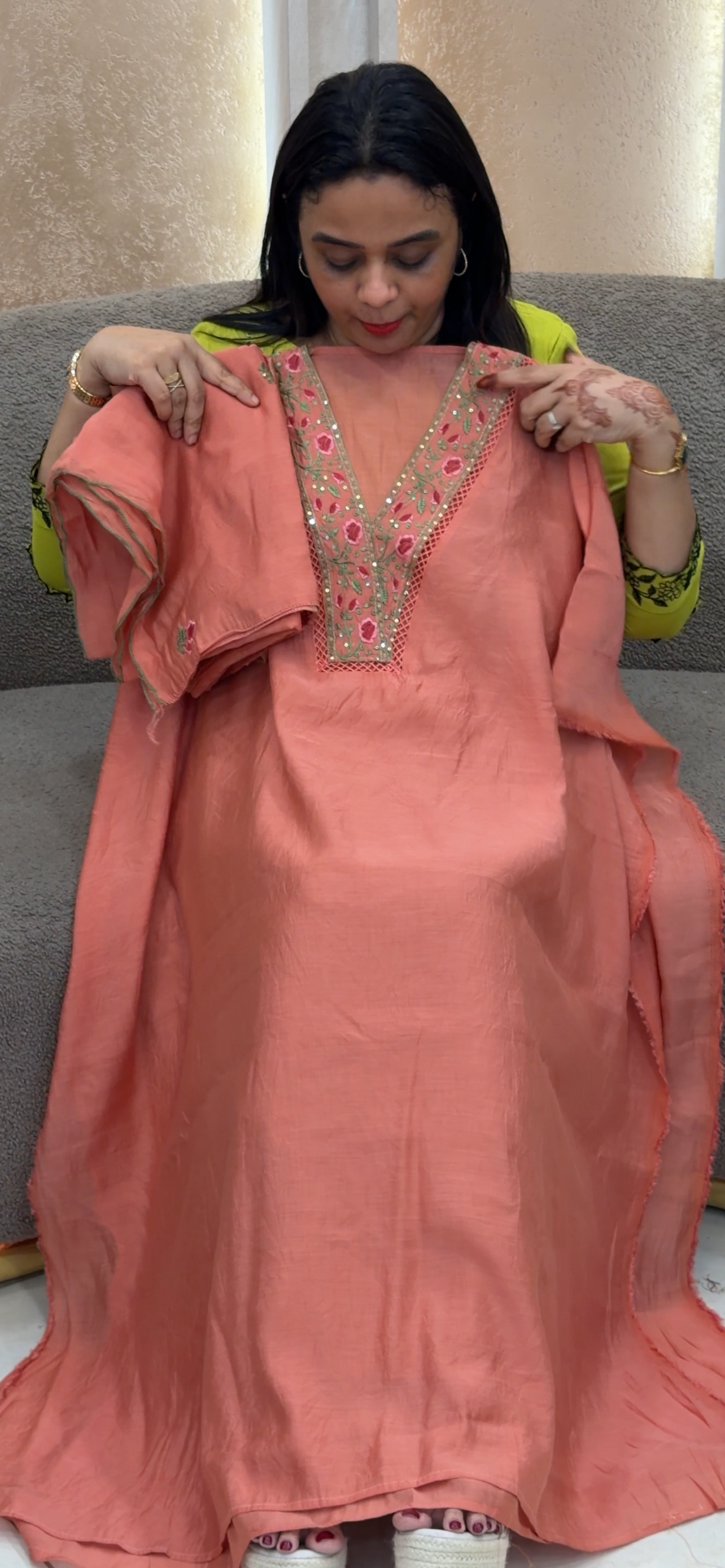 MUL CHANDERI UNSTITCHED SALWAR SUITS - IHA 33007