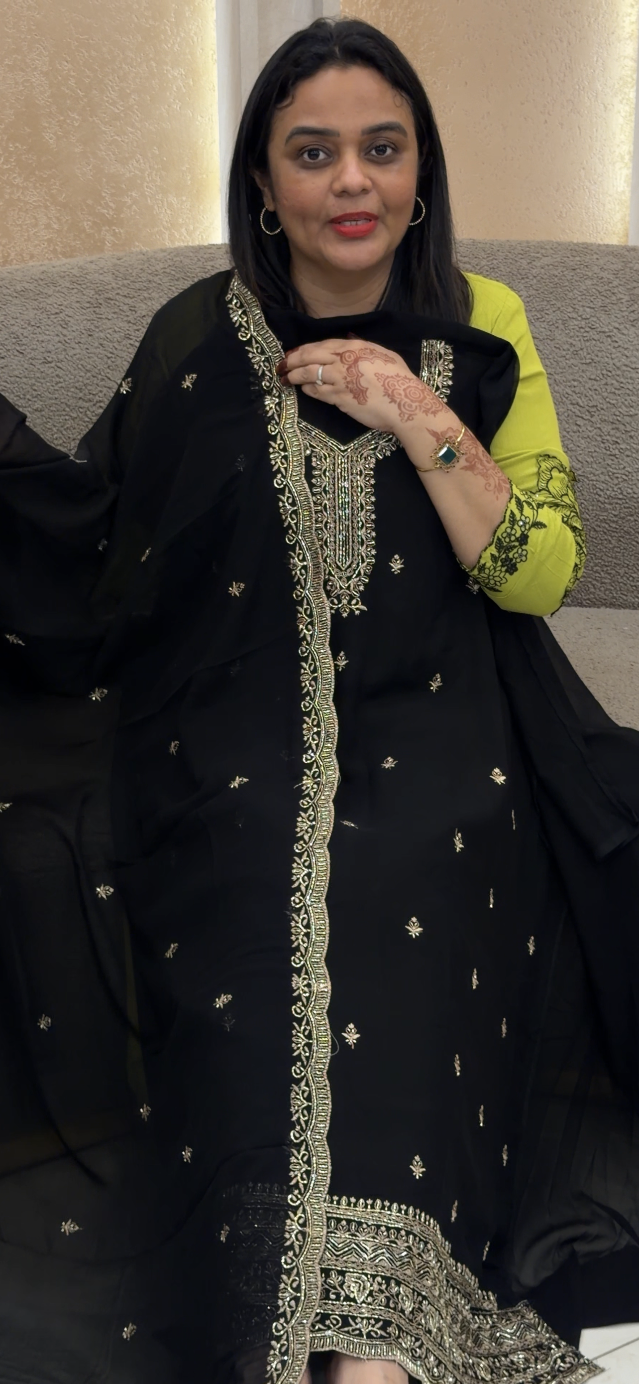 GEORGETTE UNSTITCHED SALWAR SUIST - IHA 33006