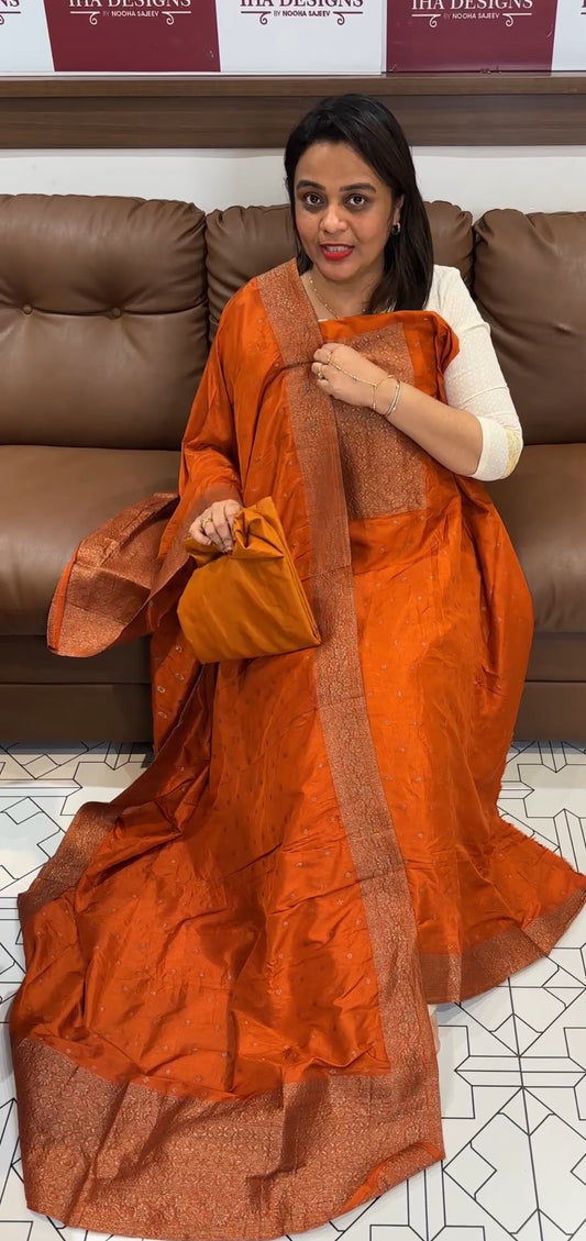 SEMI BANARSI UNSTITCHED SALWAR SUITS - IHA 26163