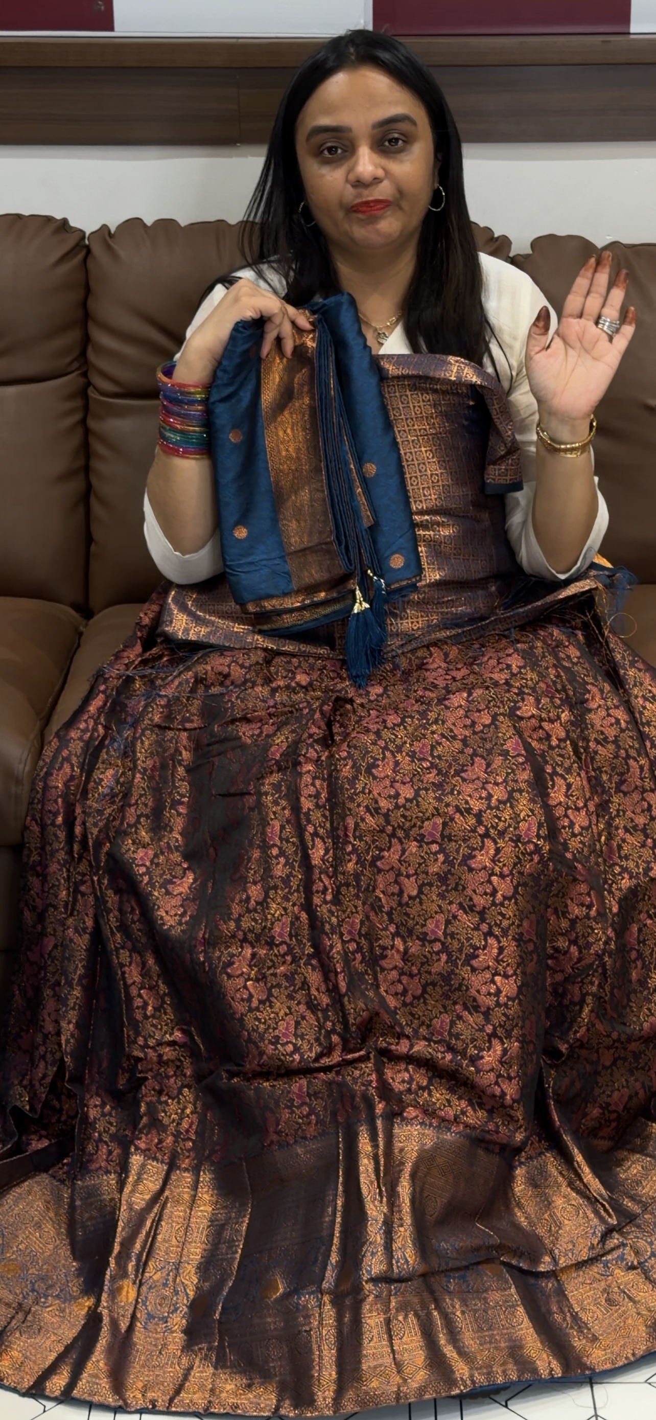 SEMI STITCHED DHAVANI SETS - IHA 31620