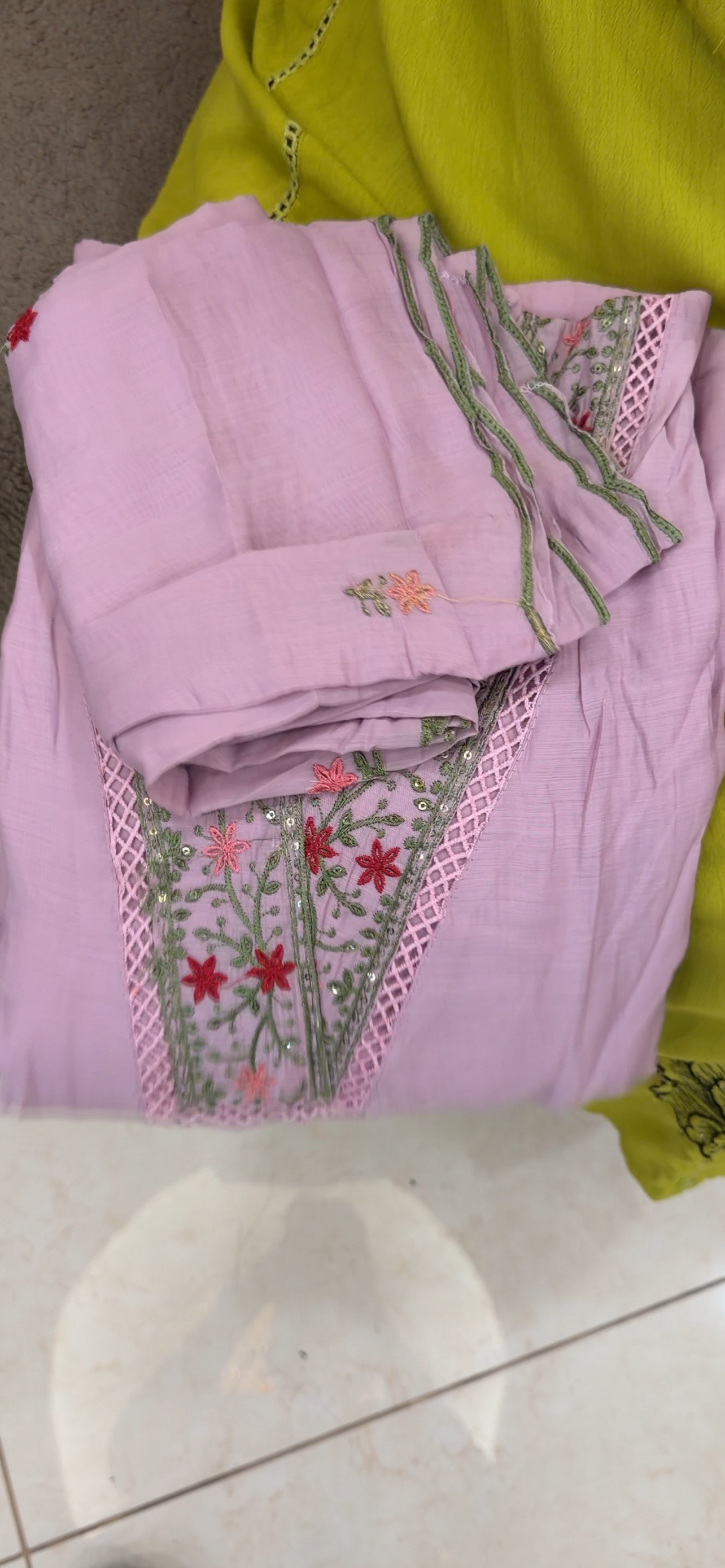 MUL CHANDERI UNSTITCHED SALWAR SUITS - IHA 33007
