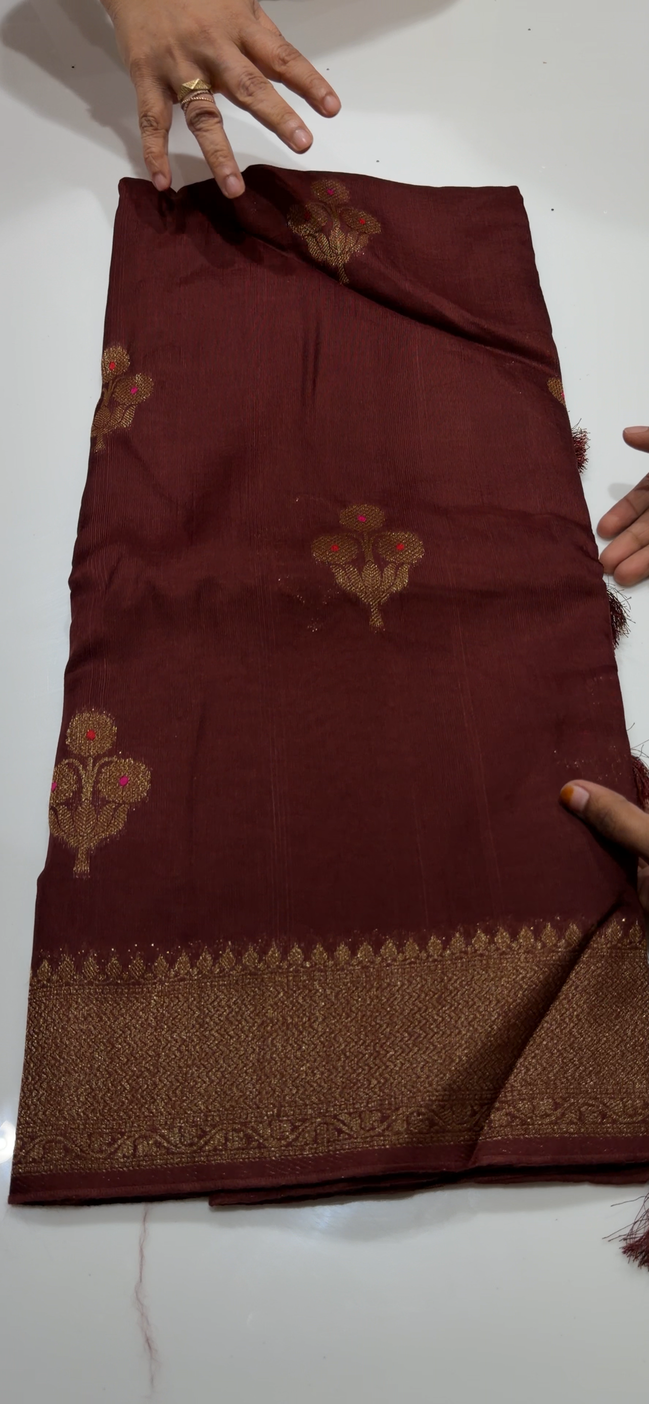 SEMI DUPION SAREES - IHA 34576
