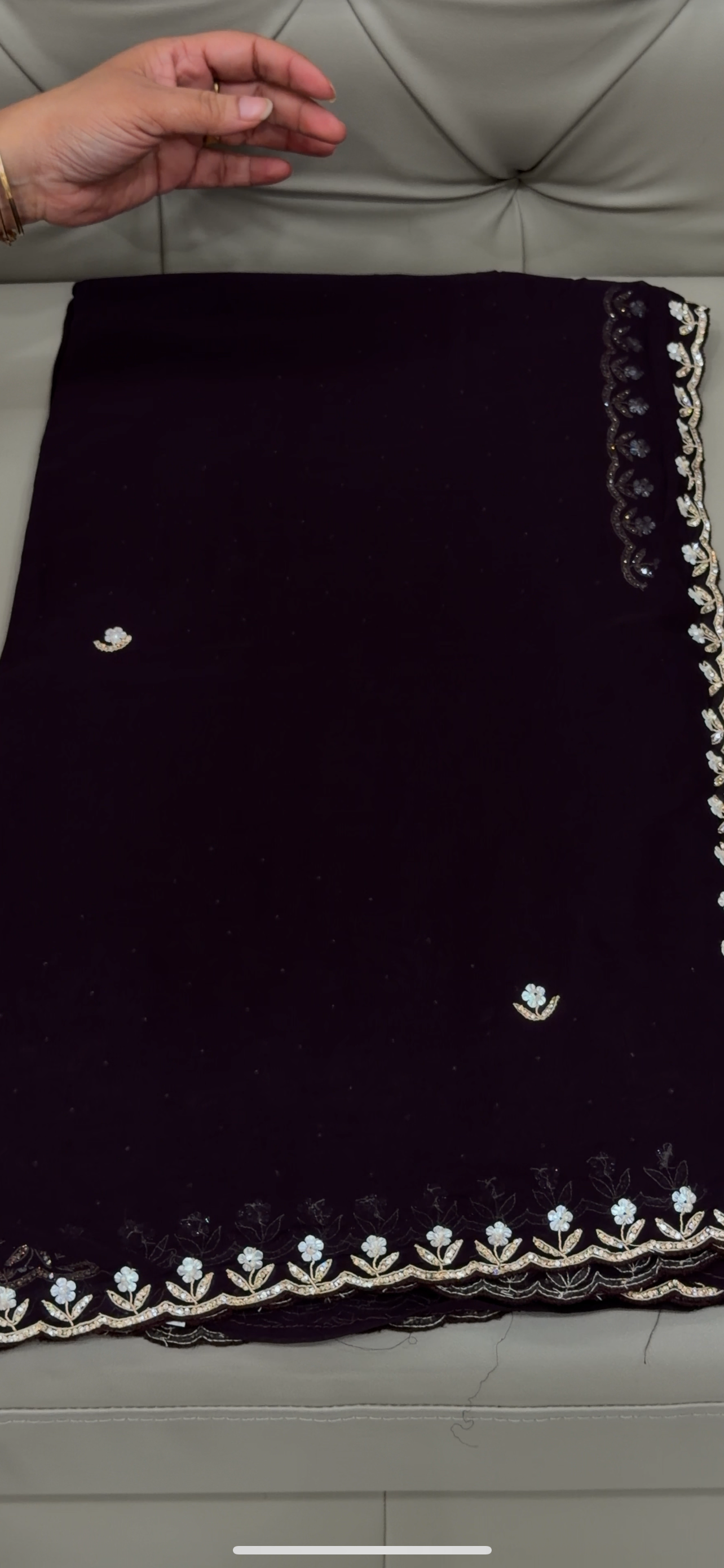 VISCOSE GEORGETTE SAREES - IHA 28776