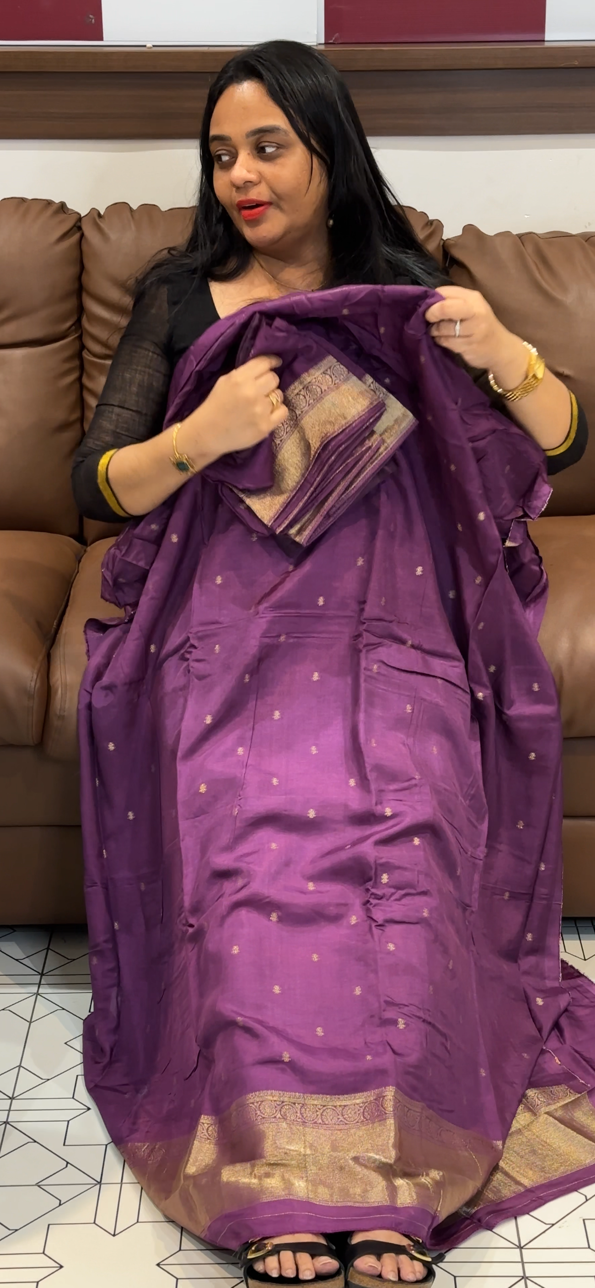BANARASI UNSTITCHED SALWAR SUITS - IHA 35531