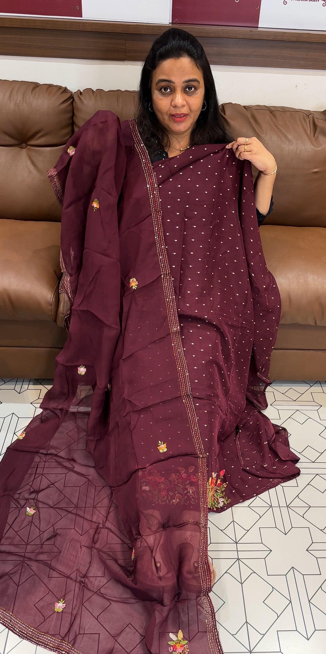 BANARASI UNSTITCHED SALWAR SUITS - IHA 27911