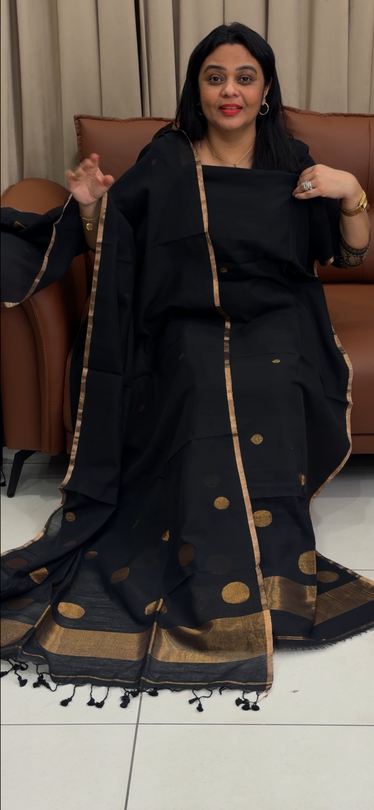 JAMDANI TOP AND DUPATTA MATERIAL- IHA 35740