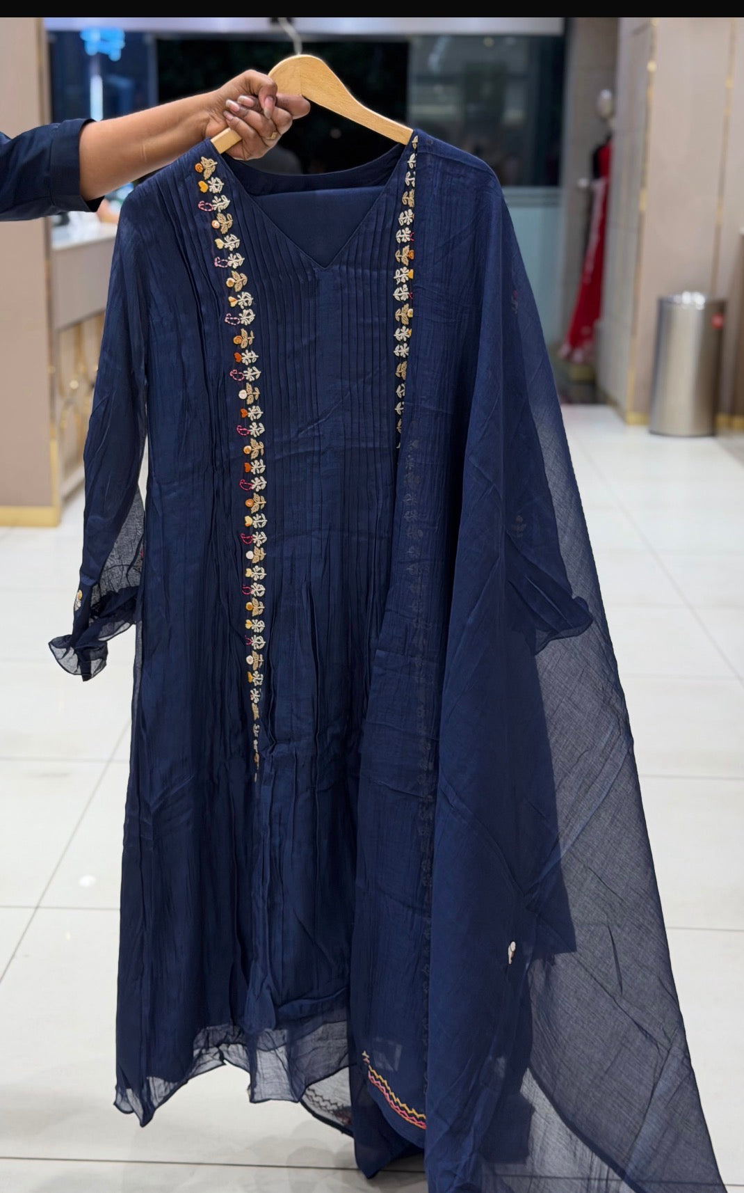 PARTY WEAR TOP,BOTTOM AND DUPATTA - IHA 35423
