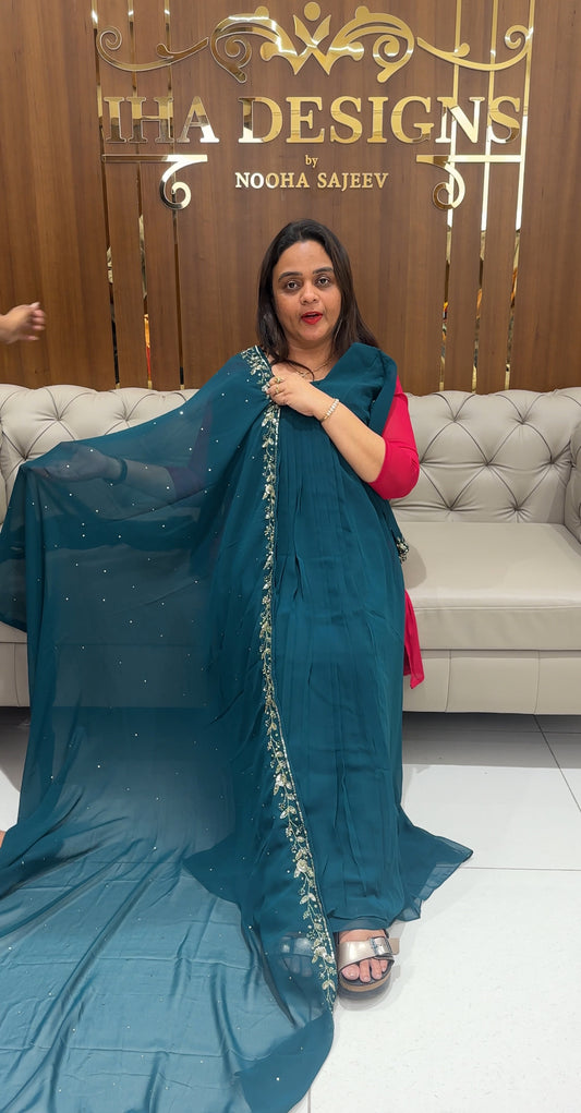 READY TO WEAR TOP AND DUPATTA - IHA 23260