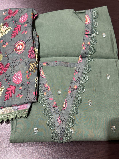 OFFER SALES UNSTITCHED SALWAR SUITS -  IHA 34160