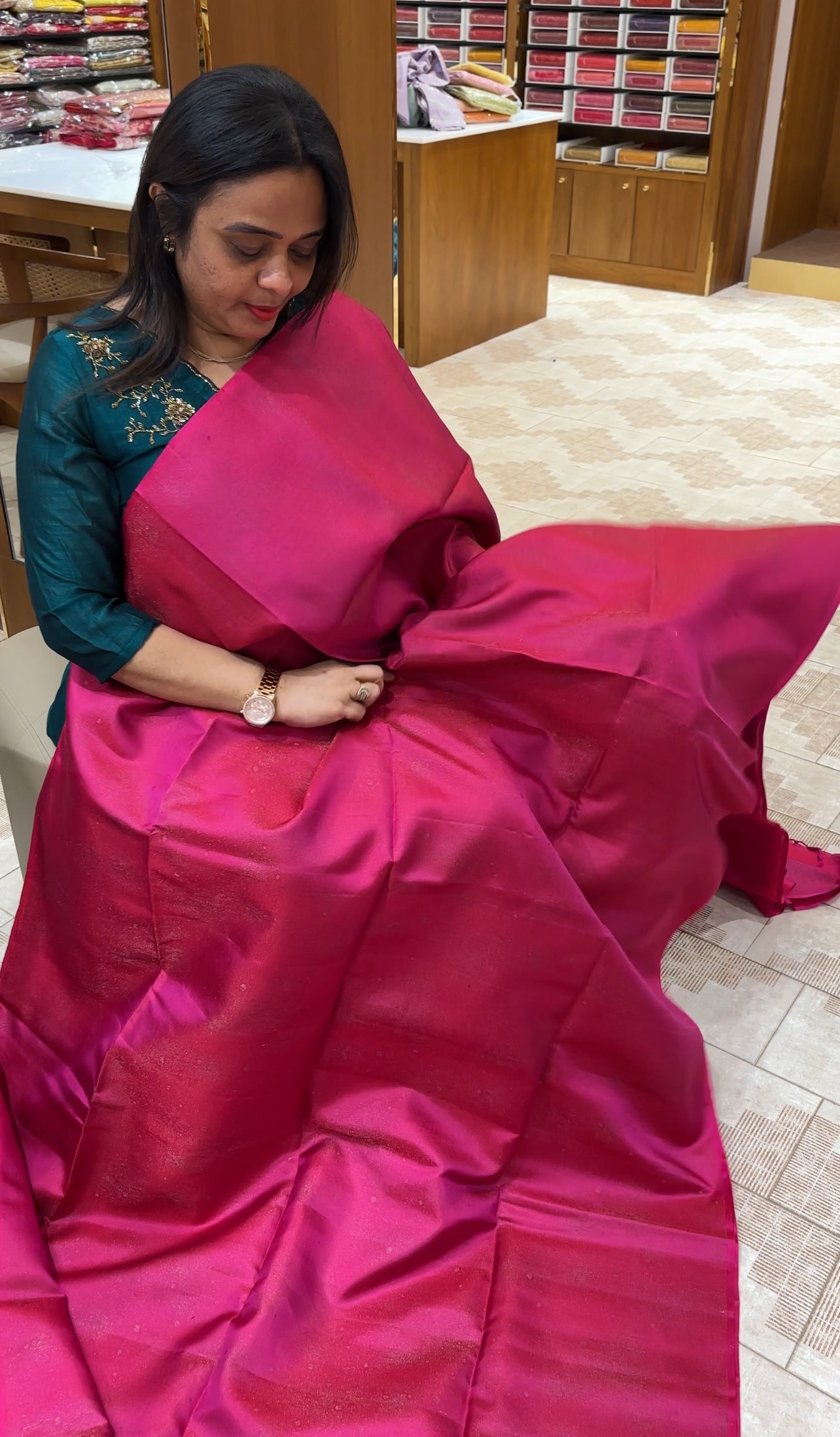 DESIGNER KANCHIPURAM SAREES - IHA 26094