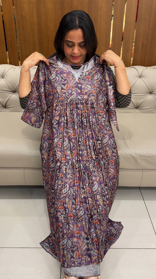 IHA'S IN-HOUSE PRINTED LONG TOPS - IHA 27509