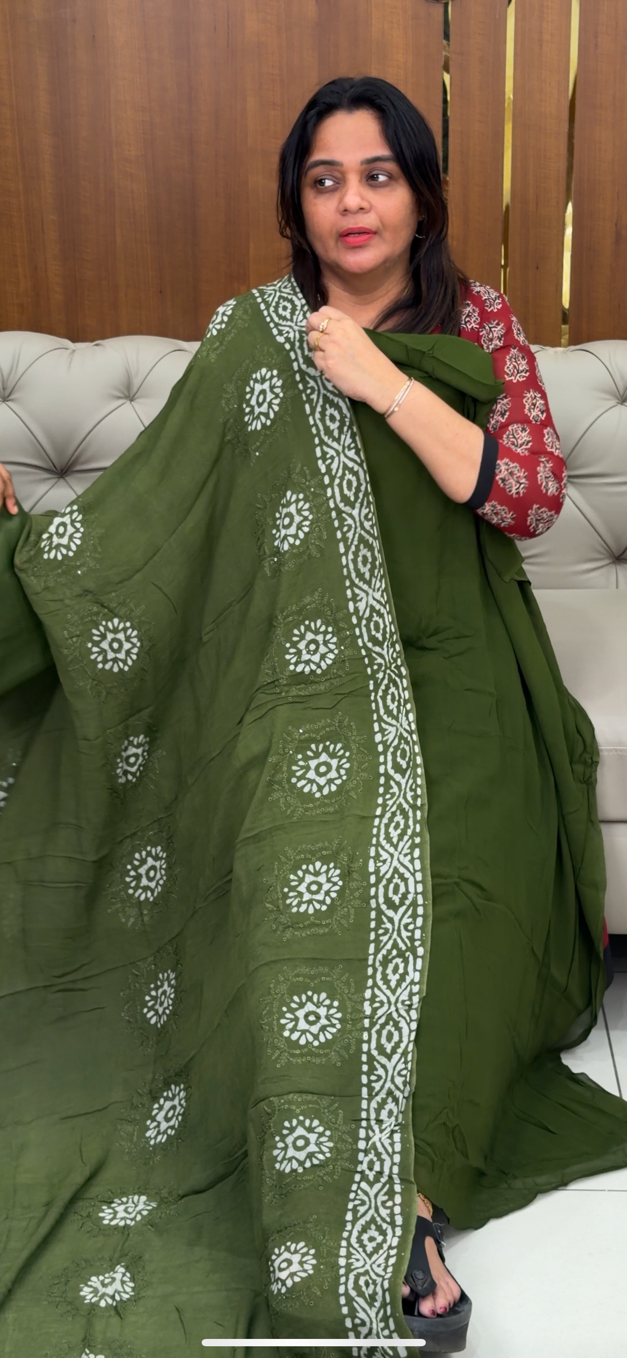 VISCOSE GEORGETTE UNSTITCHED SALWAR SUITS - IHA 29013