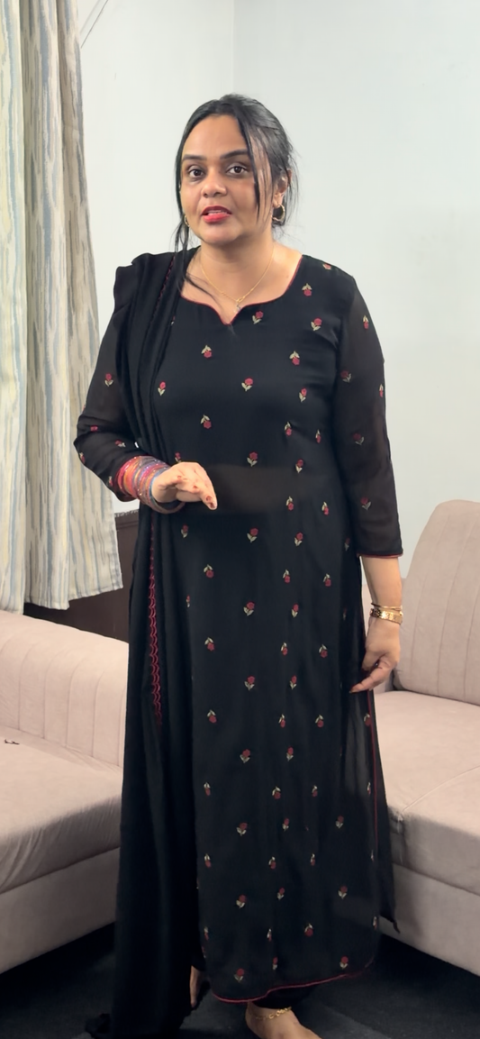 FAUX UNSTITCHED SALWAR SUITS - IHA  32610