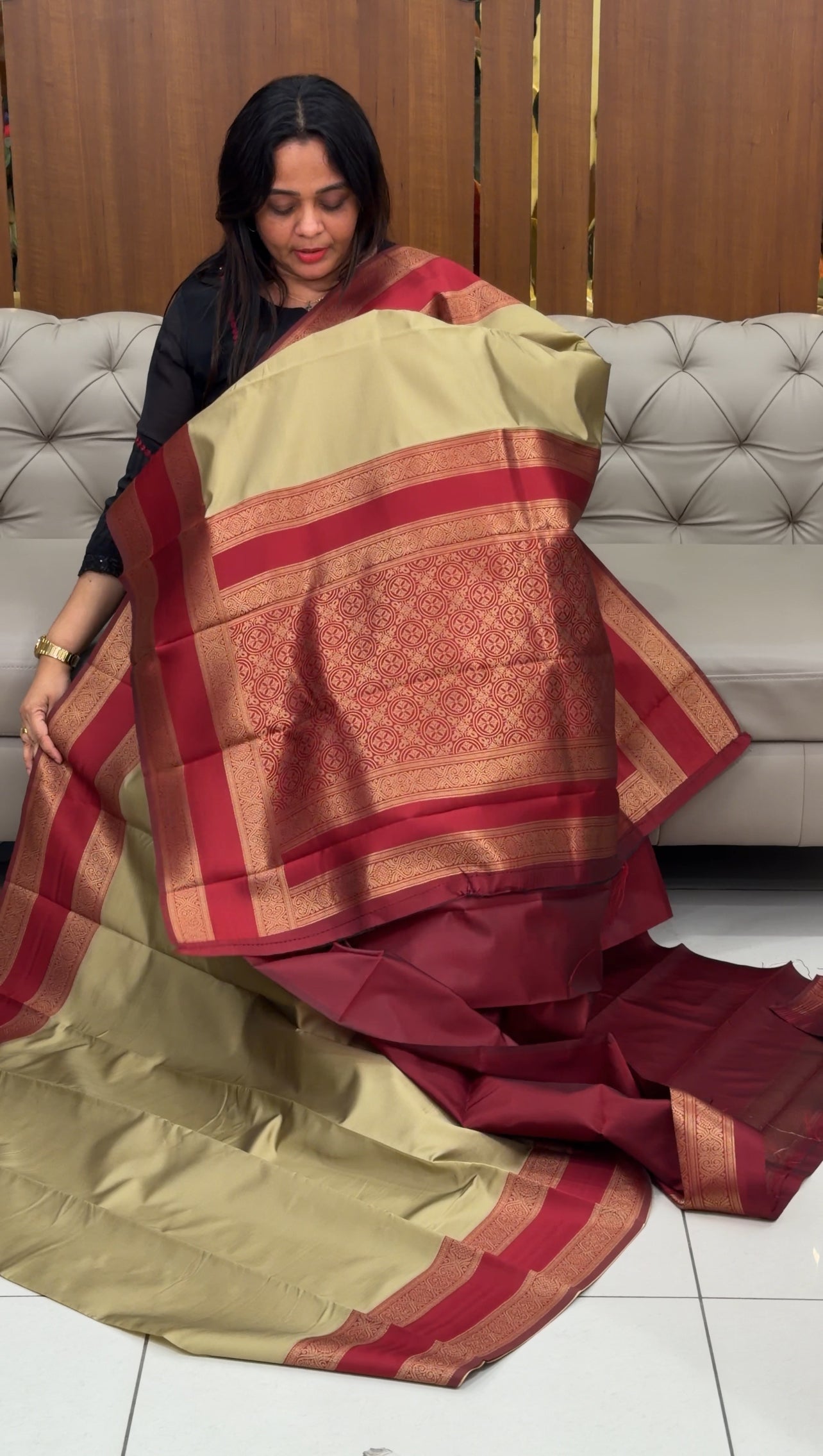 SEMI SILK SAREES - IHA 29234