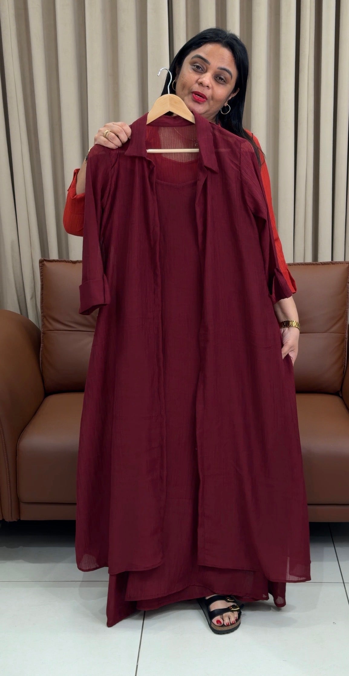 IHA'S IN-HOUSE MUL CRUSHED TOP AND JACKETS - IHA 34249