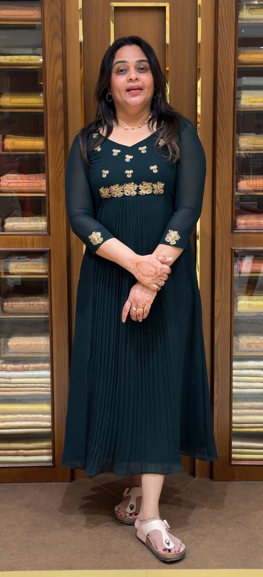 IHA'S IN-HOUSE HAND WORKED ALINE TOPS - IHA 27415