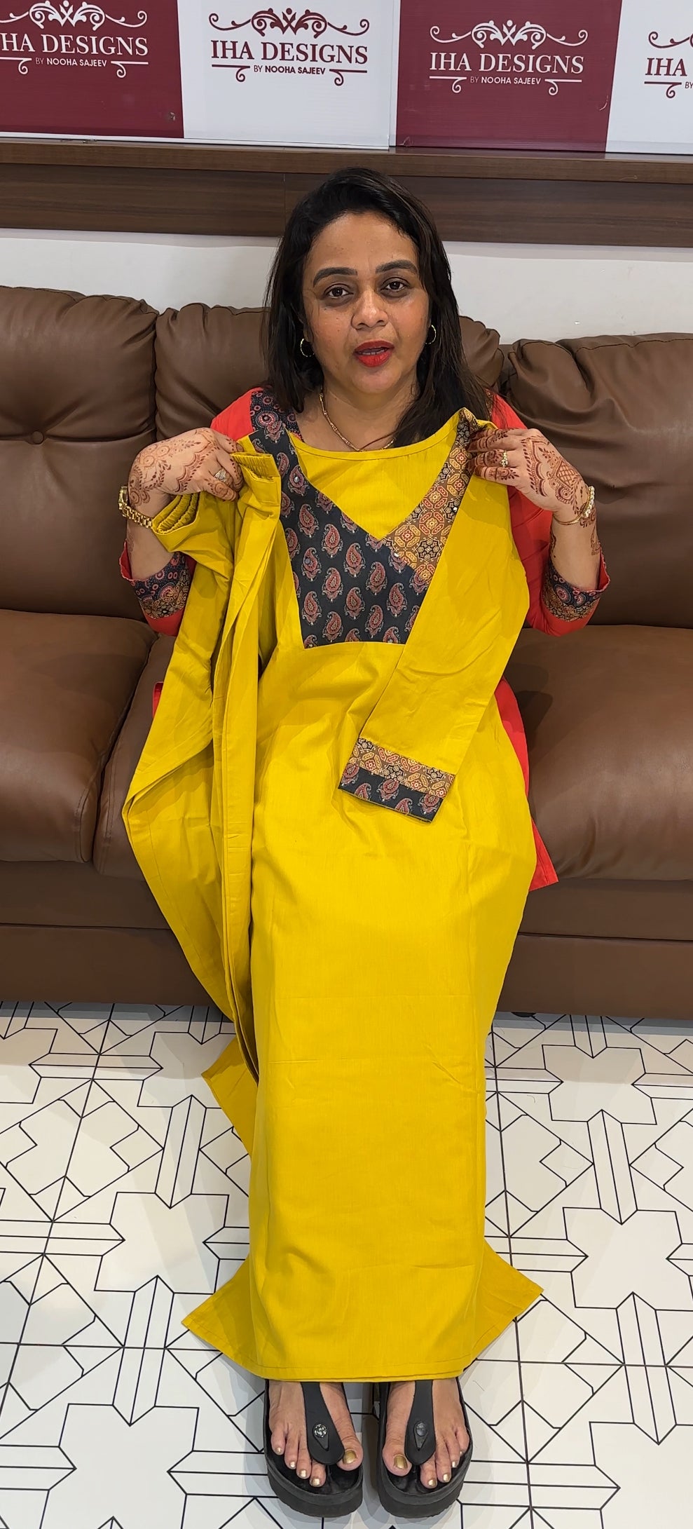 IHA'S IN-HOUSE COTTON CO-ORDS SETS - IHA 23709