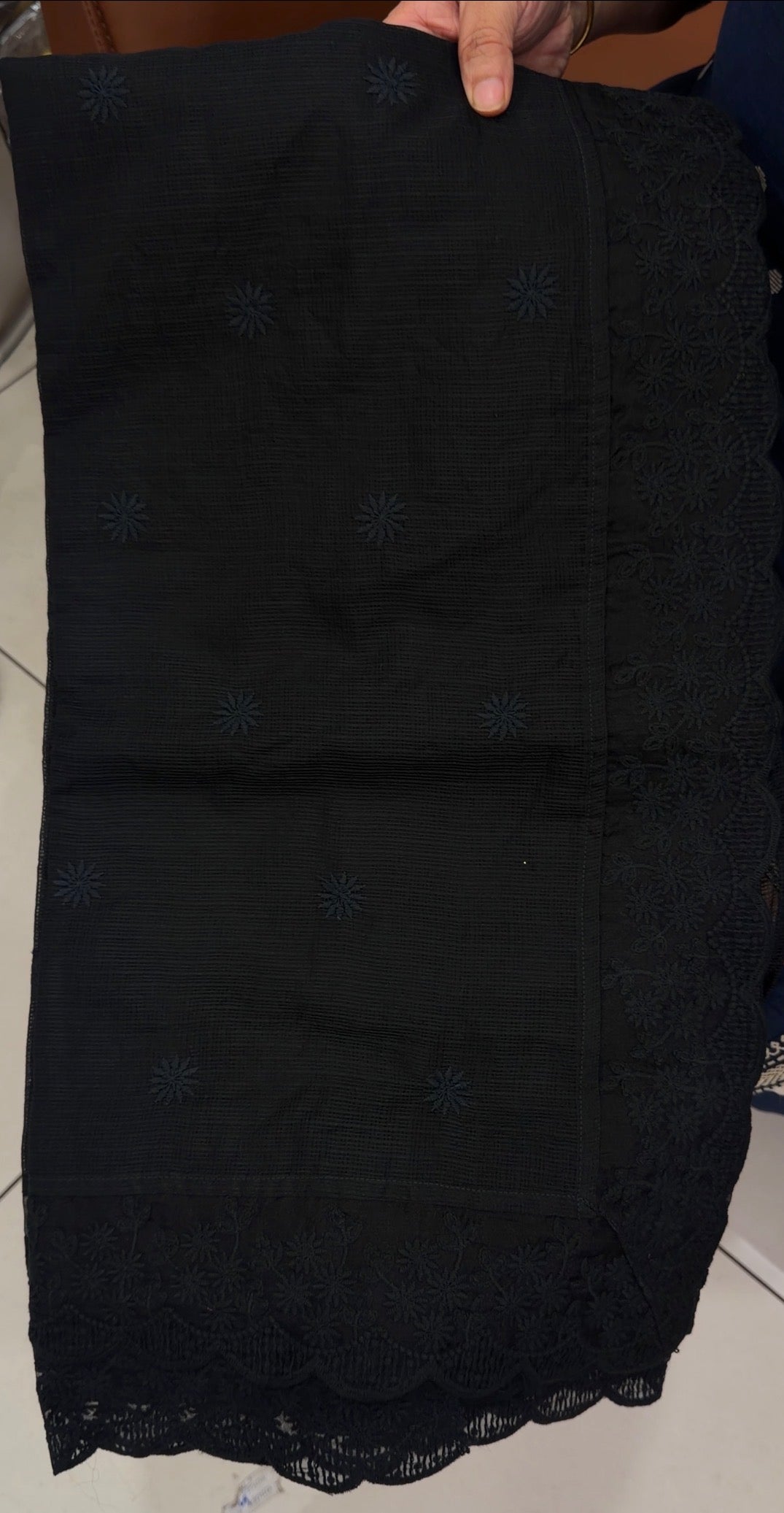 NET KOTA SAREES - IHA 34826