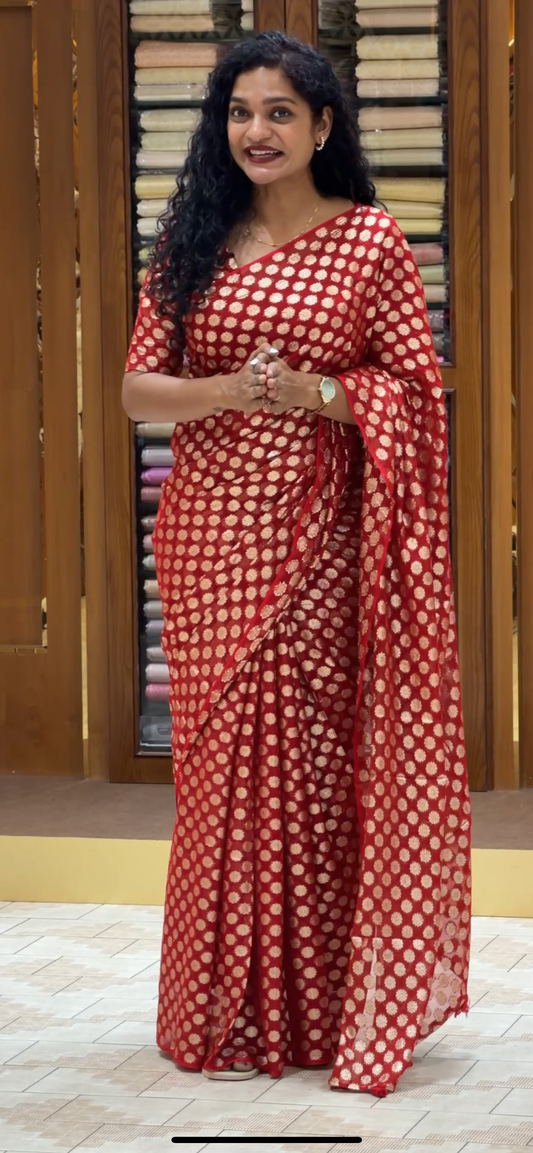 GEORGETTE SAREES - IHA 32591