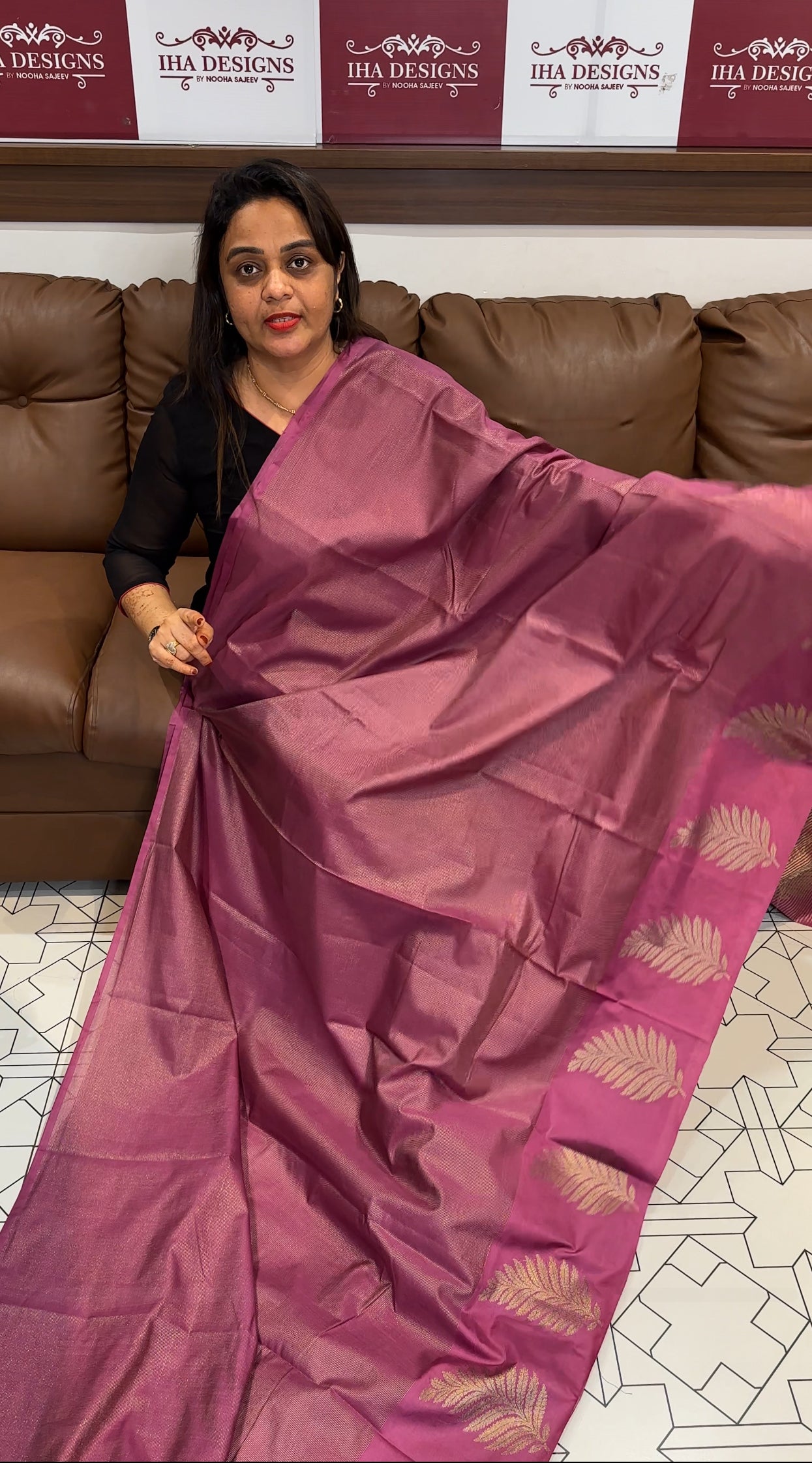 SEMI SILK SAREES - IHA 23926