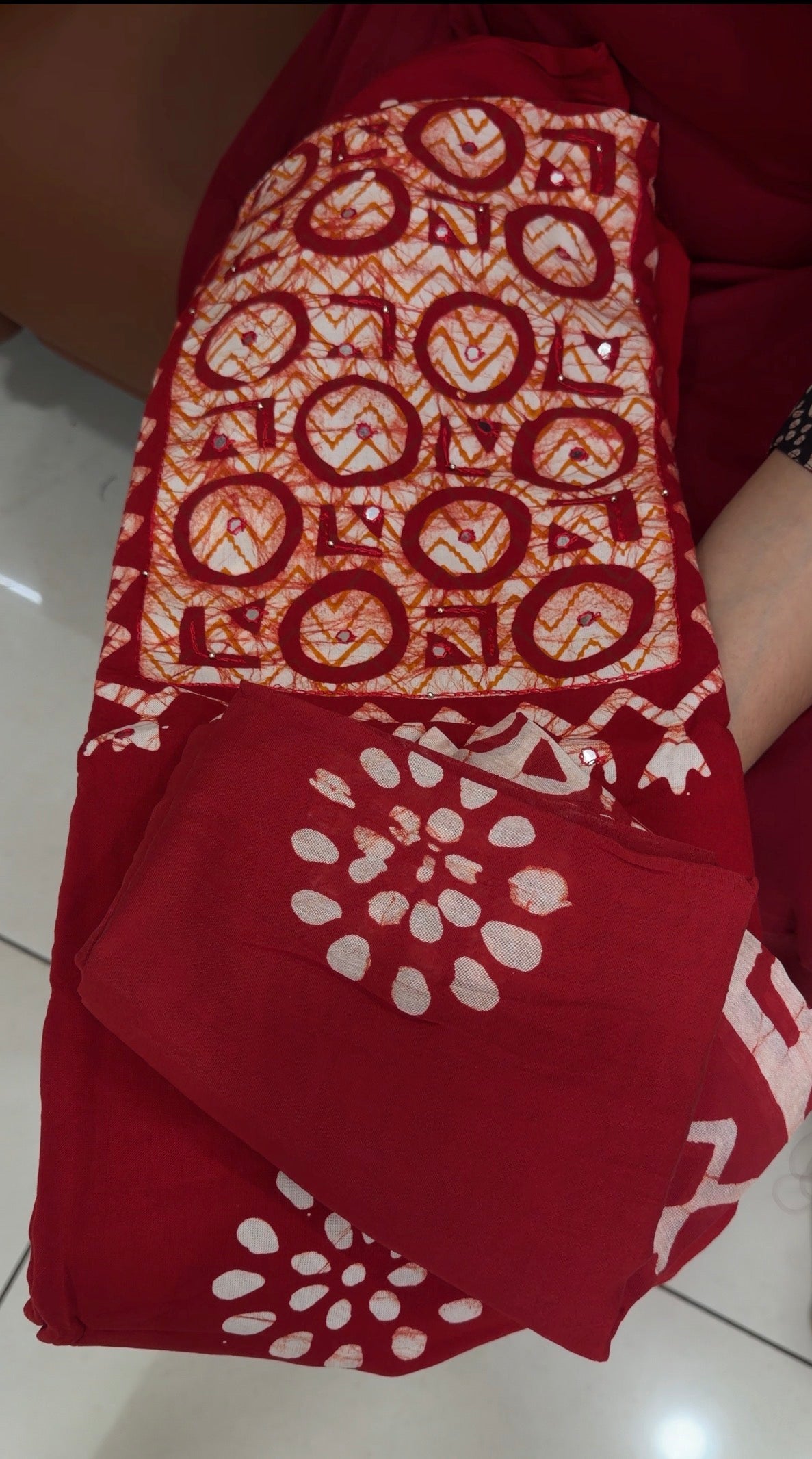 BATIK PRINTED UNSTITCHED SALWAR SUTS - IHA 34966