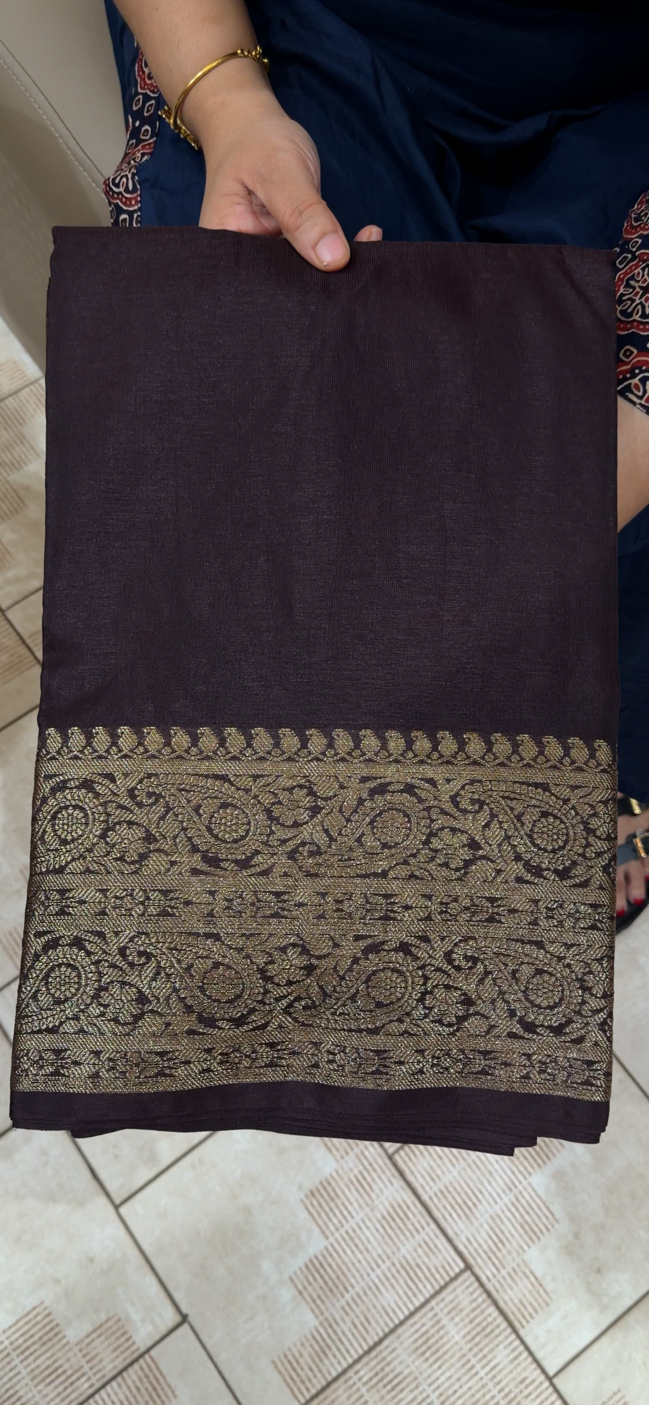 SEMI BANARASI SAREES - IHA 34421