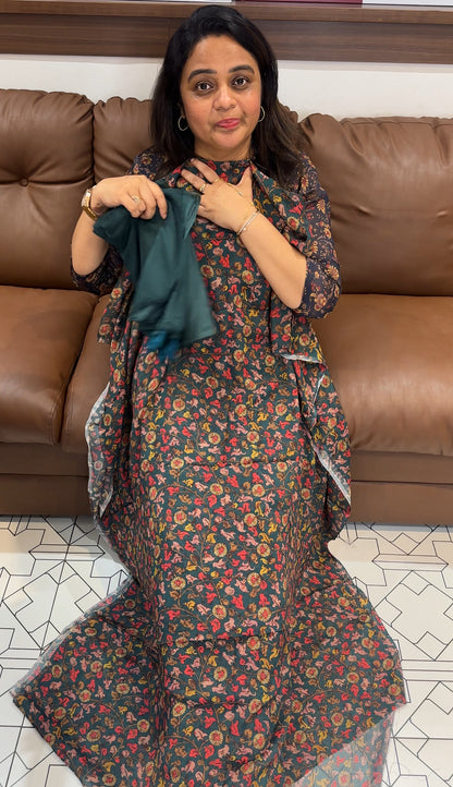 PRINTED UNSTITCHED UNSTITCHED SALWAR SUITS - IHA 26475