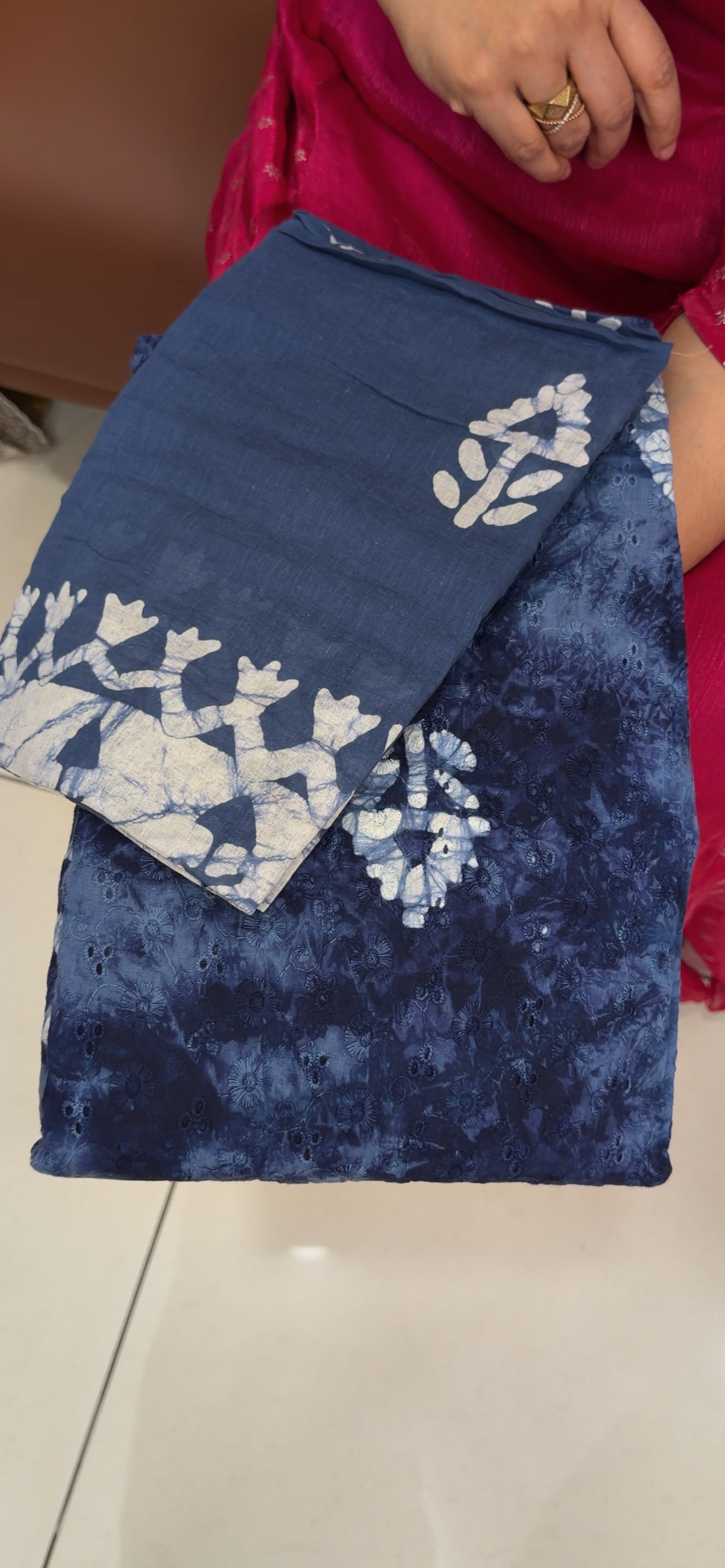 COTTON HAKOBA UNSTITCHED SALWAR SUITS - IHA 34045