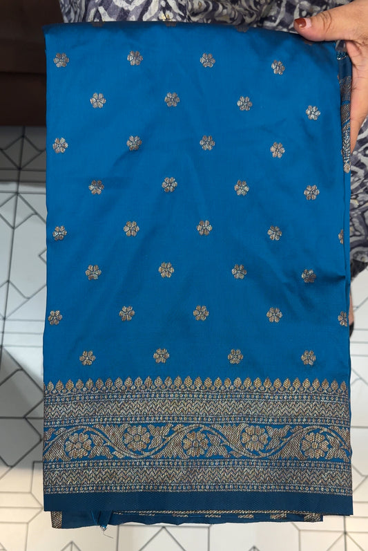 SEMI BANARASI SAREES - IHA 30757