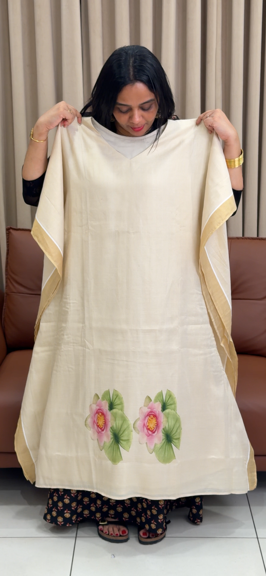 IHA'S IN-HOUSE TISSUE KAFTAN TOPS - IHA 34120