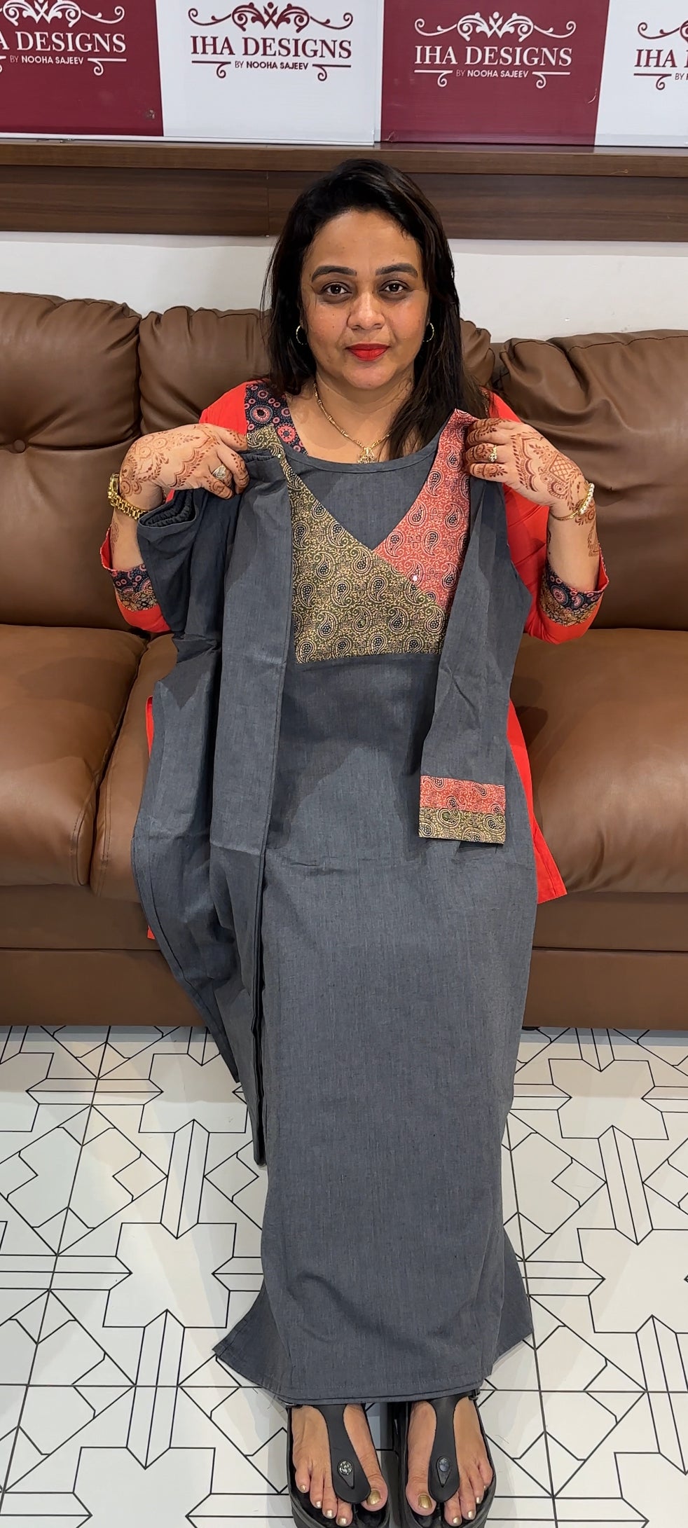 IHA'S IN-HOUSE COTTON CO-ORDS SETS - IHA 23709