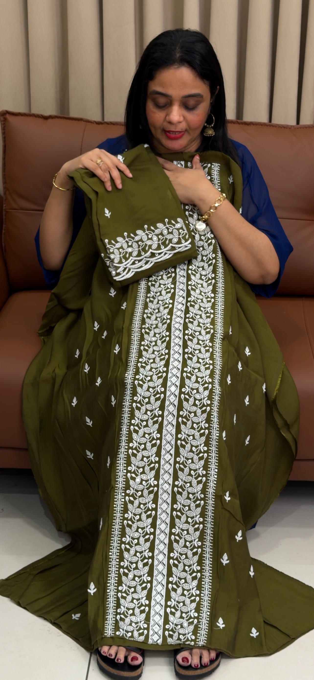 UNSTITCHED SALWAR SUITS - IHA 34084