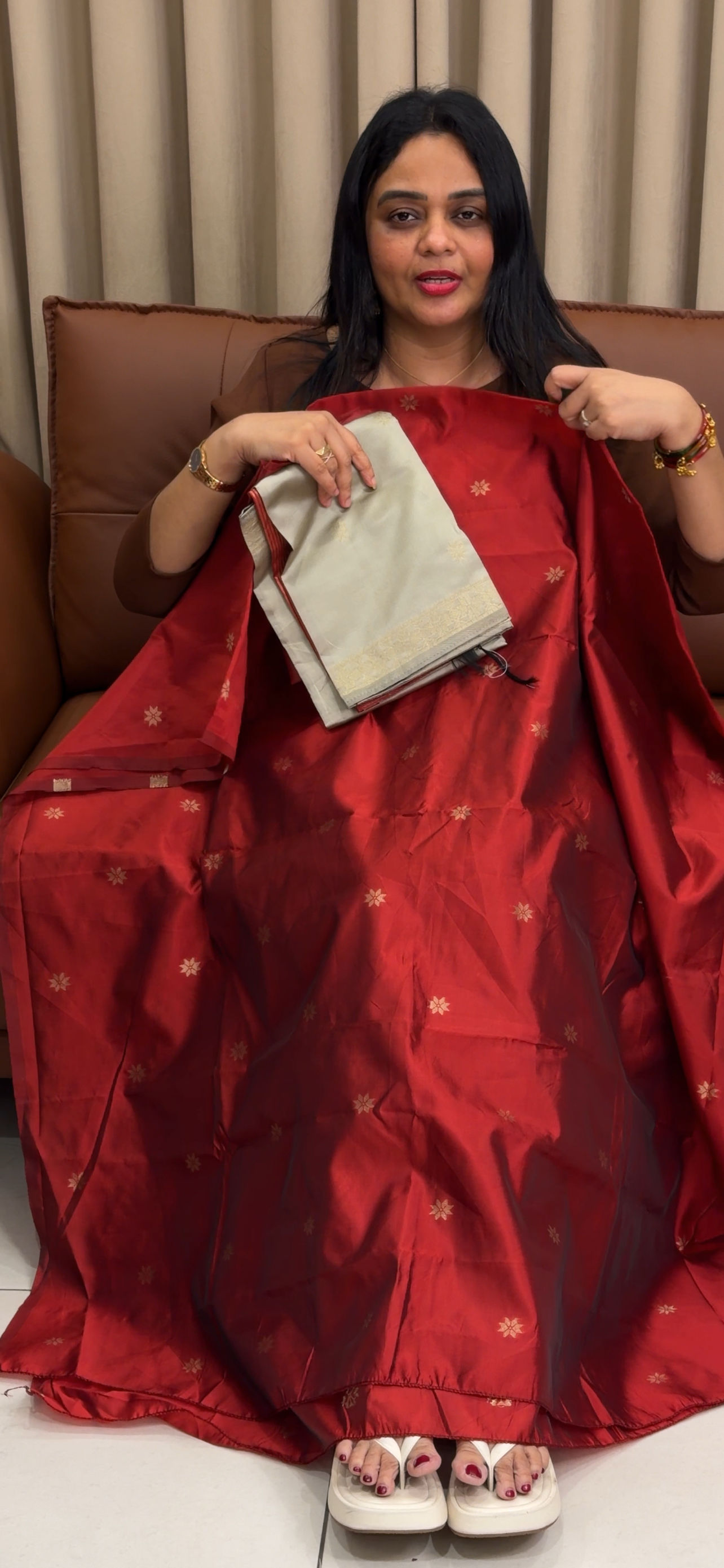 SEMI SILK UNSTITCHED SALWAR SUITS - IHA 33852