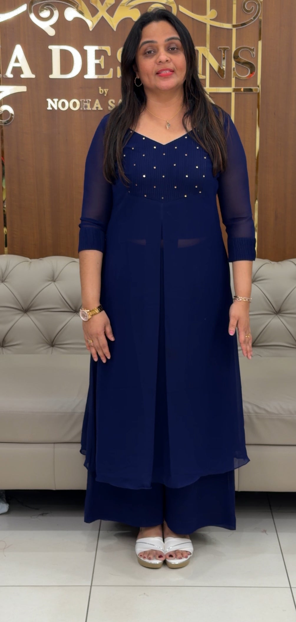 IHA'S IN-HOUSE PARTY WEAR ALINE CO-ORDS SETS - IHA 29307