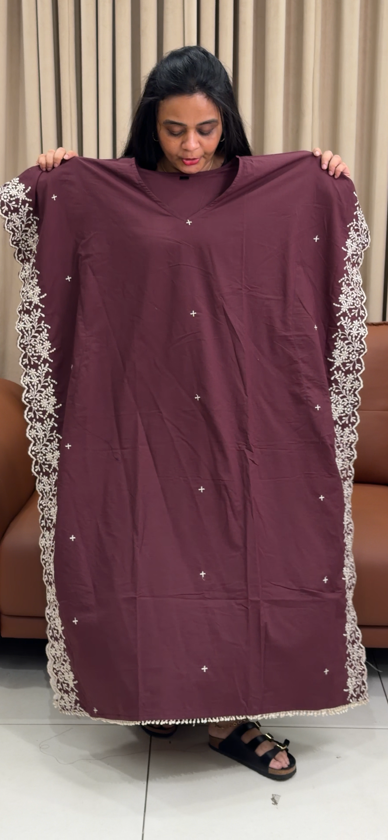 COTTON KAFTAN TOPS - IHA 34922