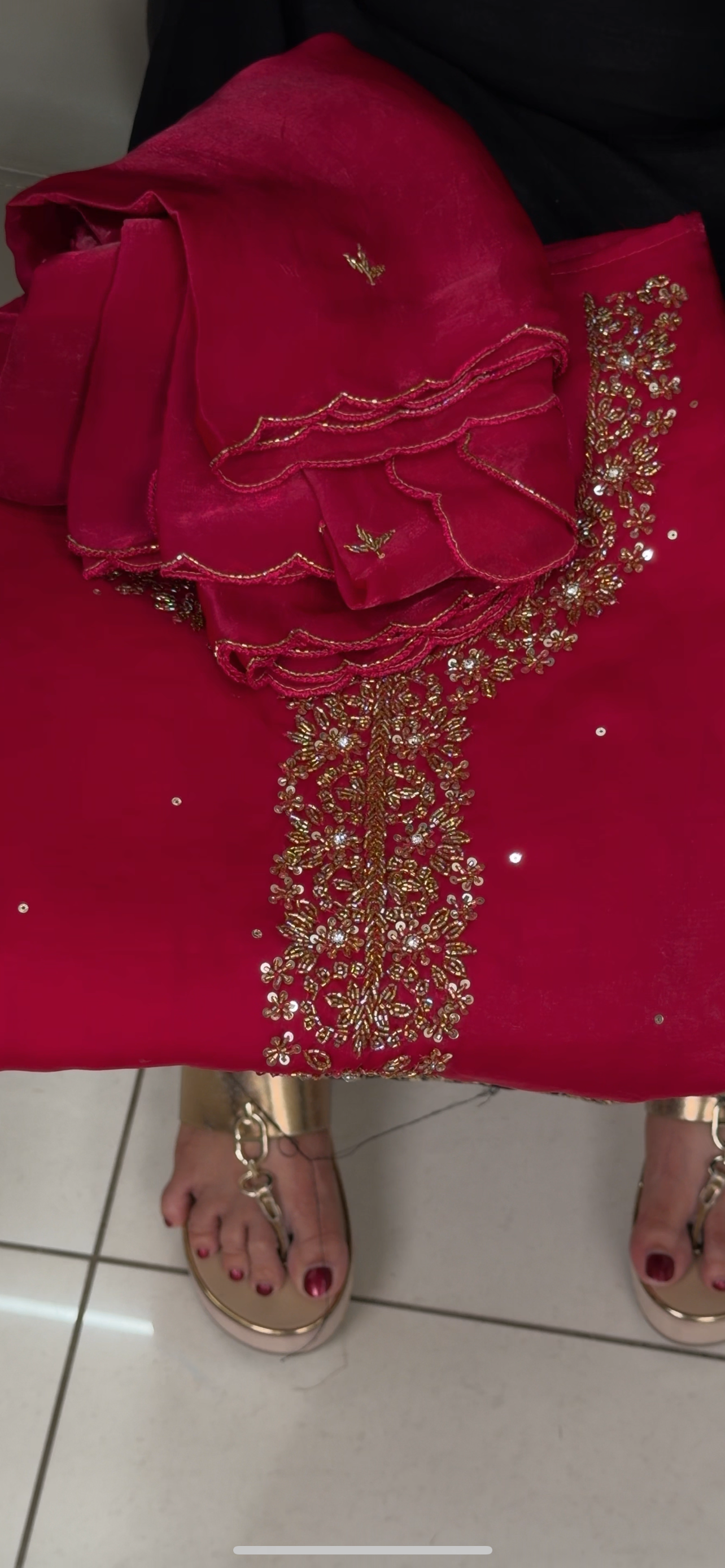 FORWARD VELVET ORGANZA UNSTITCHED SALWAR SUITS - IHA 29037