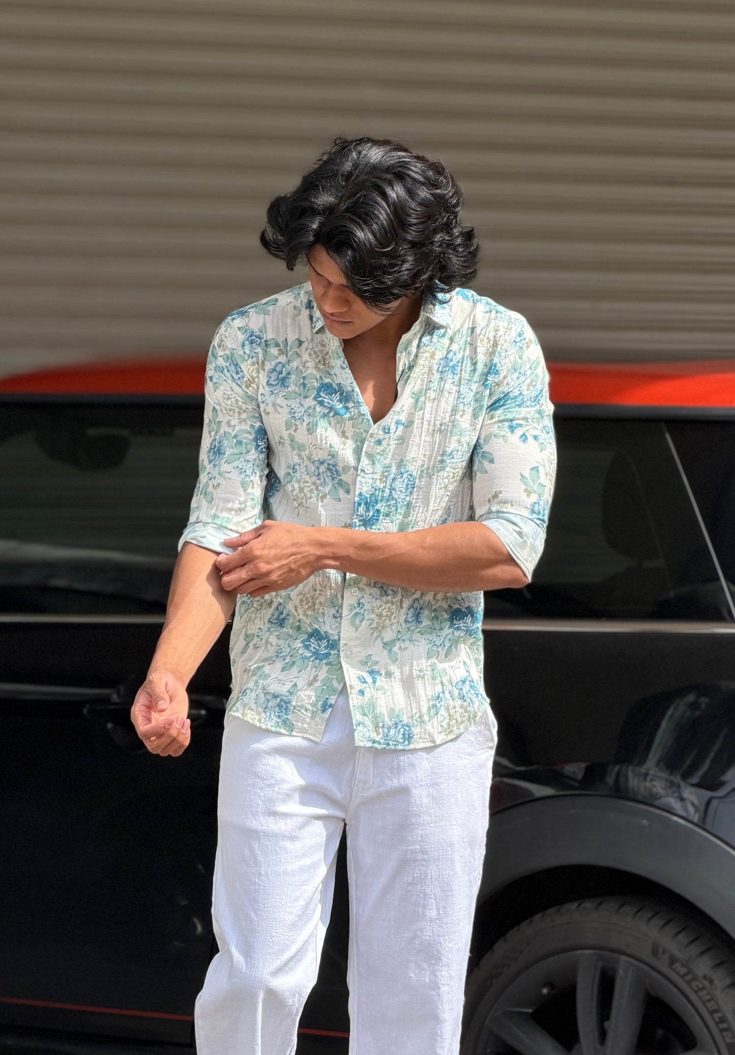 MEN'S PRINTED SHIRT - IHA 33904