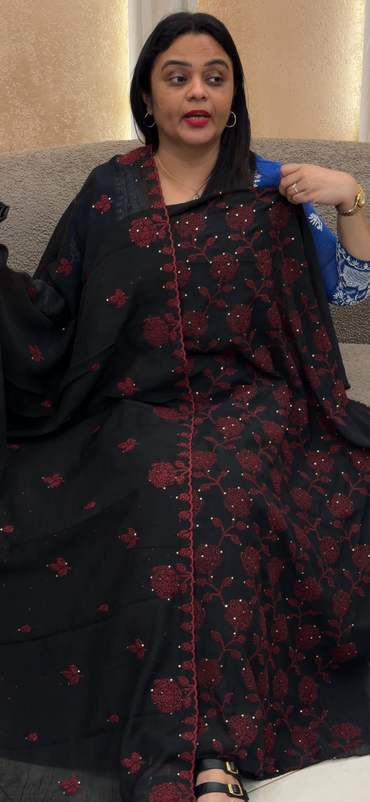 MUL CRUSHED UNSTITCHED SALWRA SUITS - IHA 34368