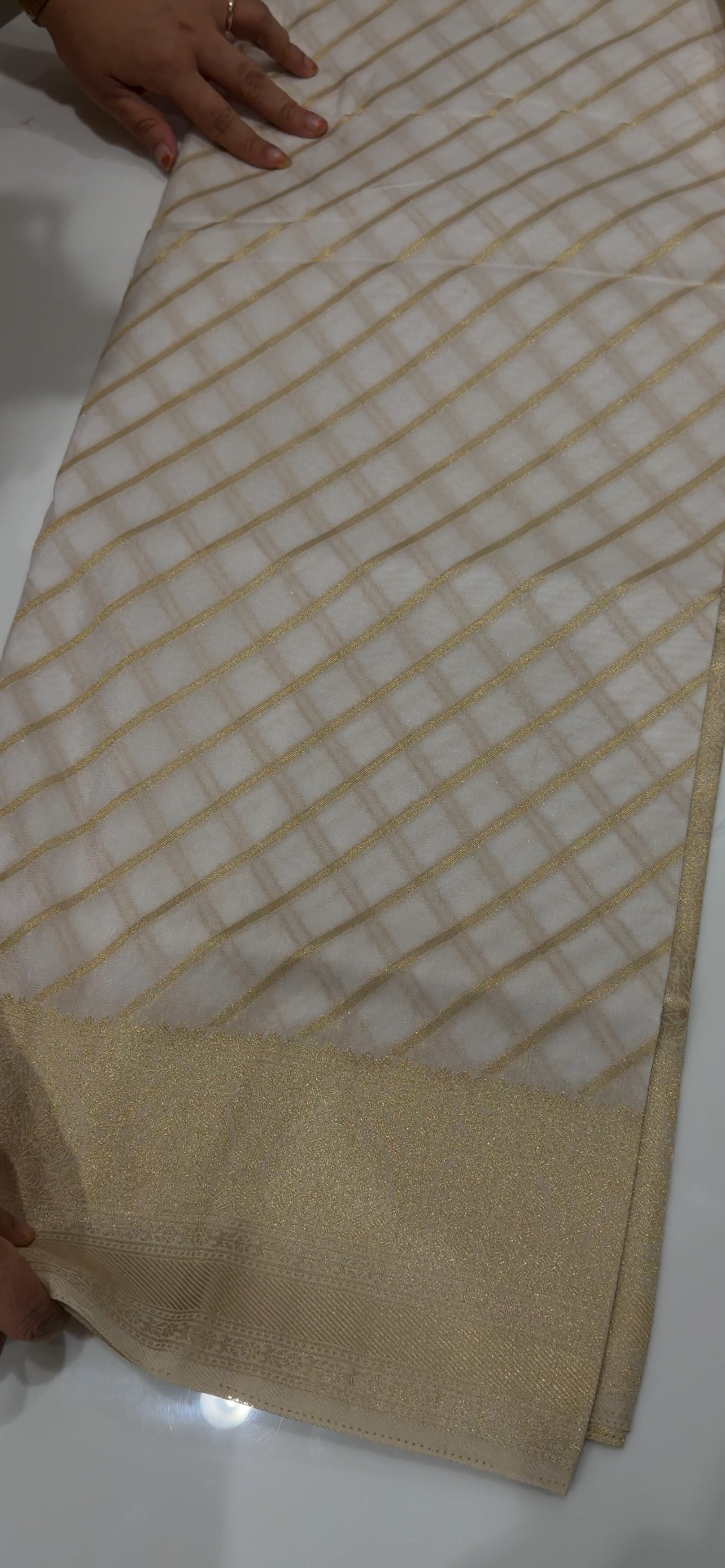 SEMI BANARASI SAREES - IHA 34501