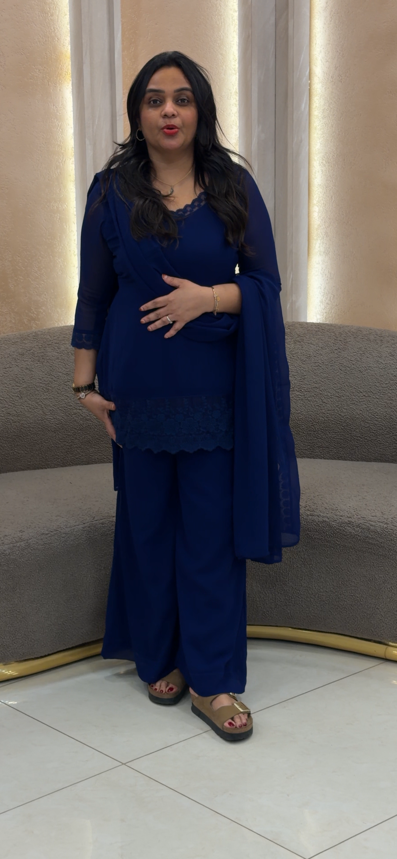 IHA'S IN-HOUSE  SHORT CO-ORDS SETS WITH DUPATTA  - IHA 32915
