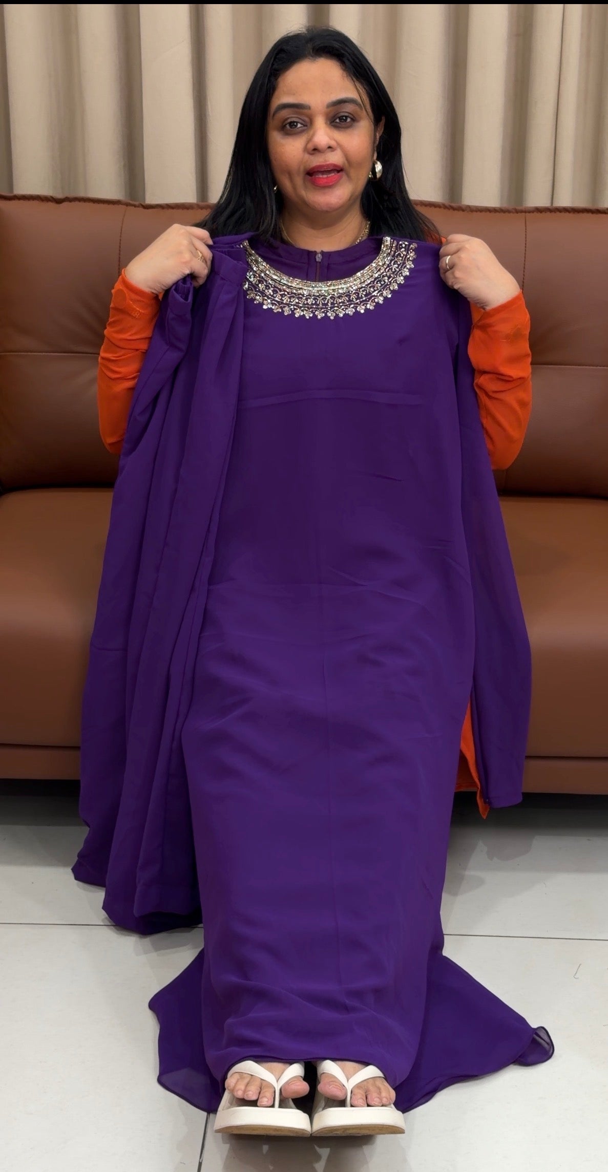 IHA'S IN-HOUSE HANDWORKED SLITTED CO-ORDS SETS - IHA 33508