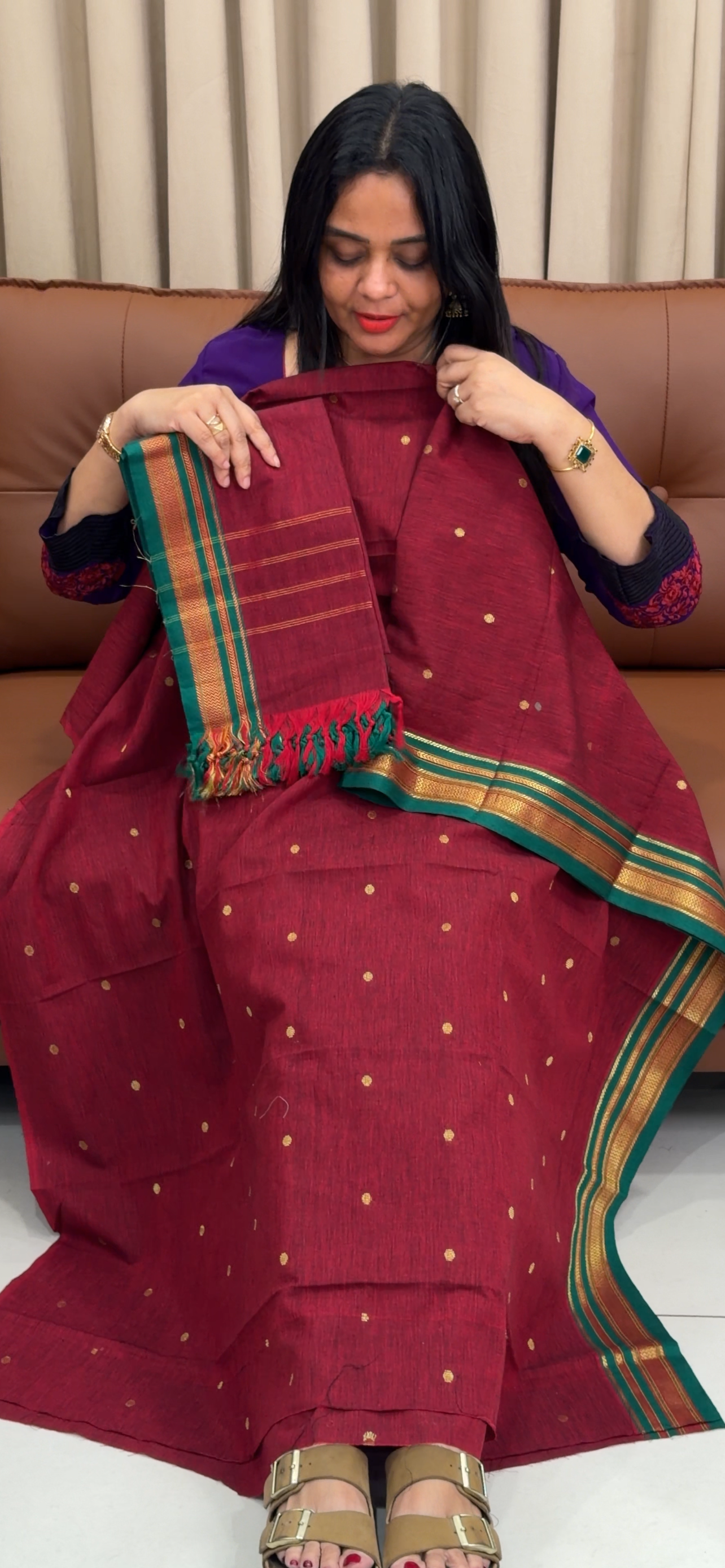 COTTON UNSTITCHED SALWAR SUITS - IHA 33668