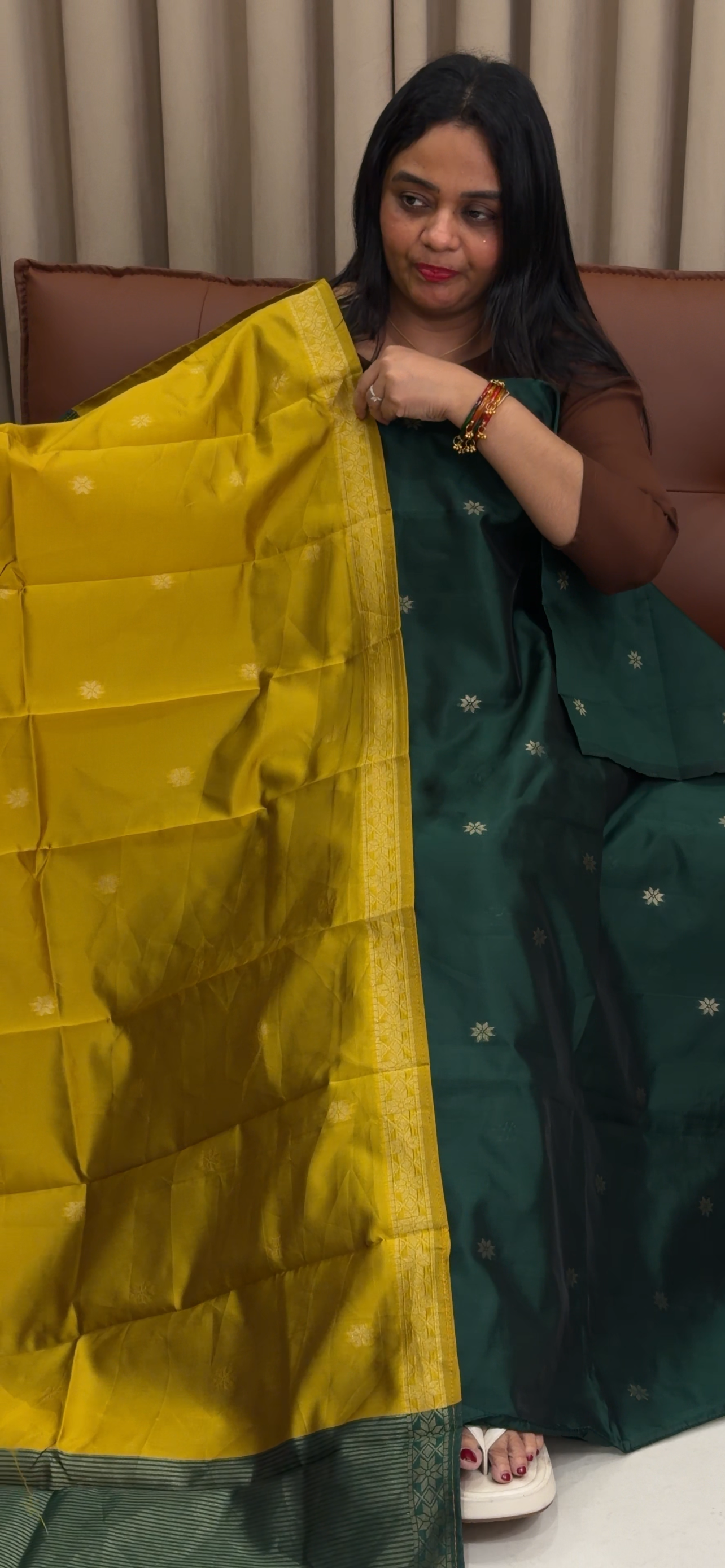 SEMI SILK UNSTITCHED SALWAR SUITS - IHA 33852