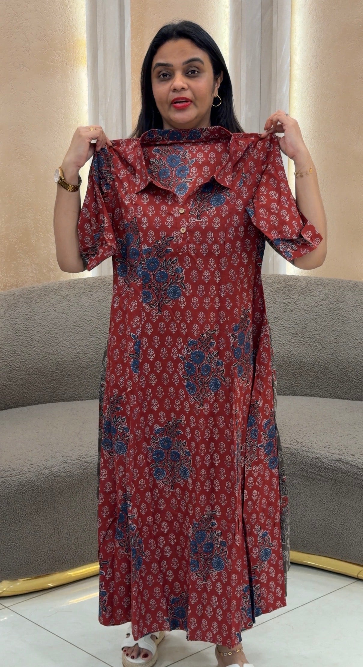 IHA'S IN-HOUSE PRINTED TOPS - IHA 33218