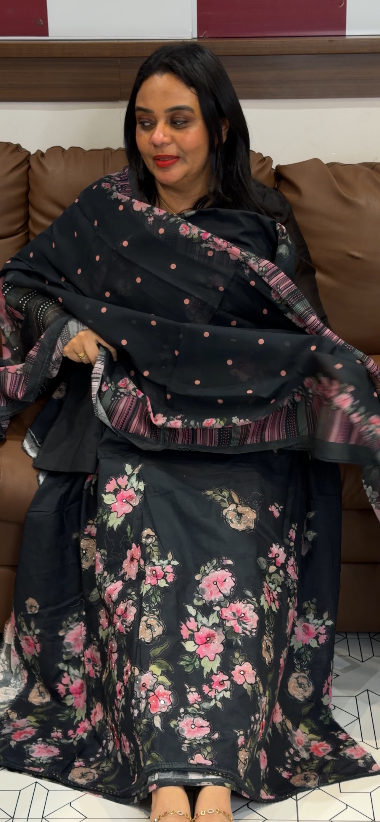 MUL MUL COTTON UNSTITCHED SALWAR SUITS - IHA 33113