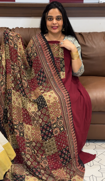 OFFER SALES UNSTITCHED SALWAR SUITS - IHA 34980