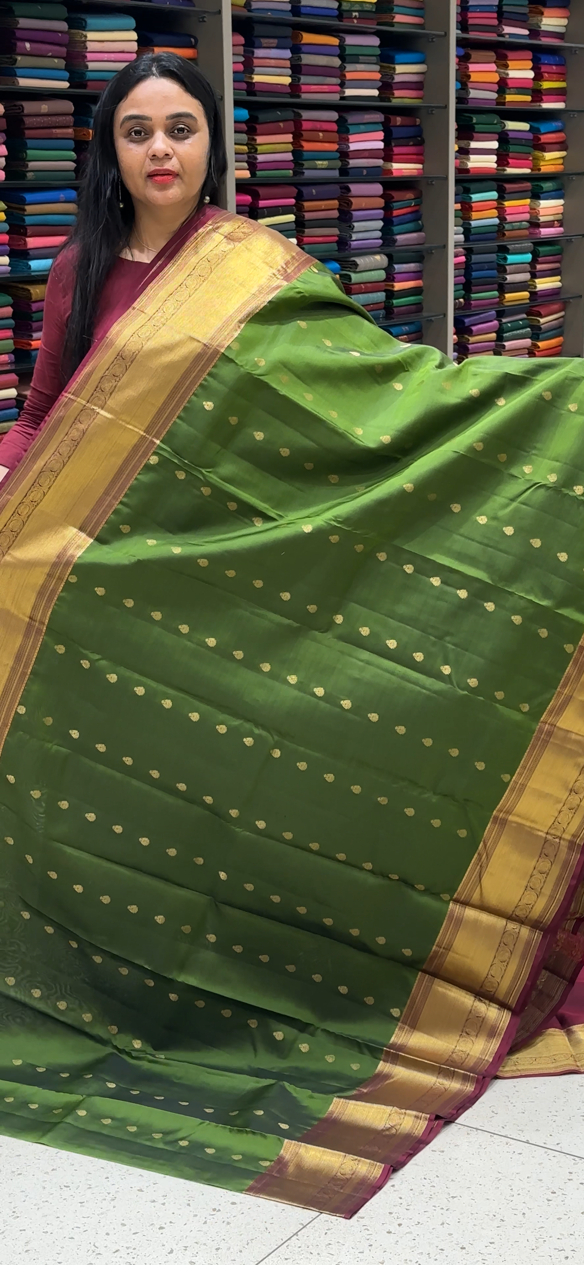 DESIGNER KANCHIPURAM SAREES - IHA 35549
