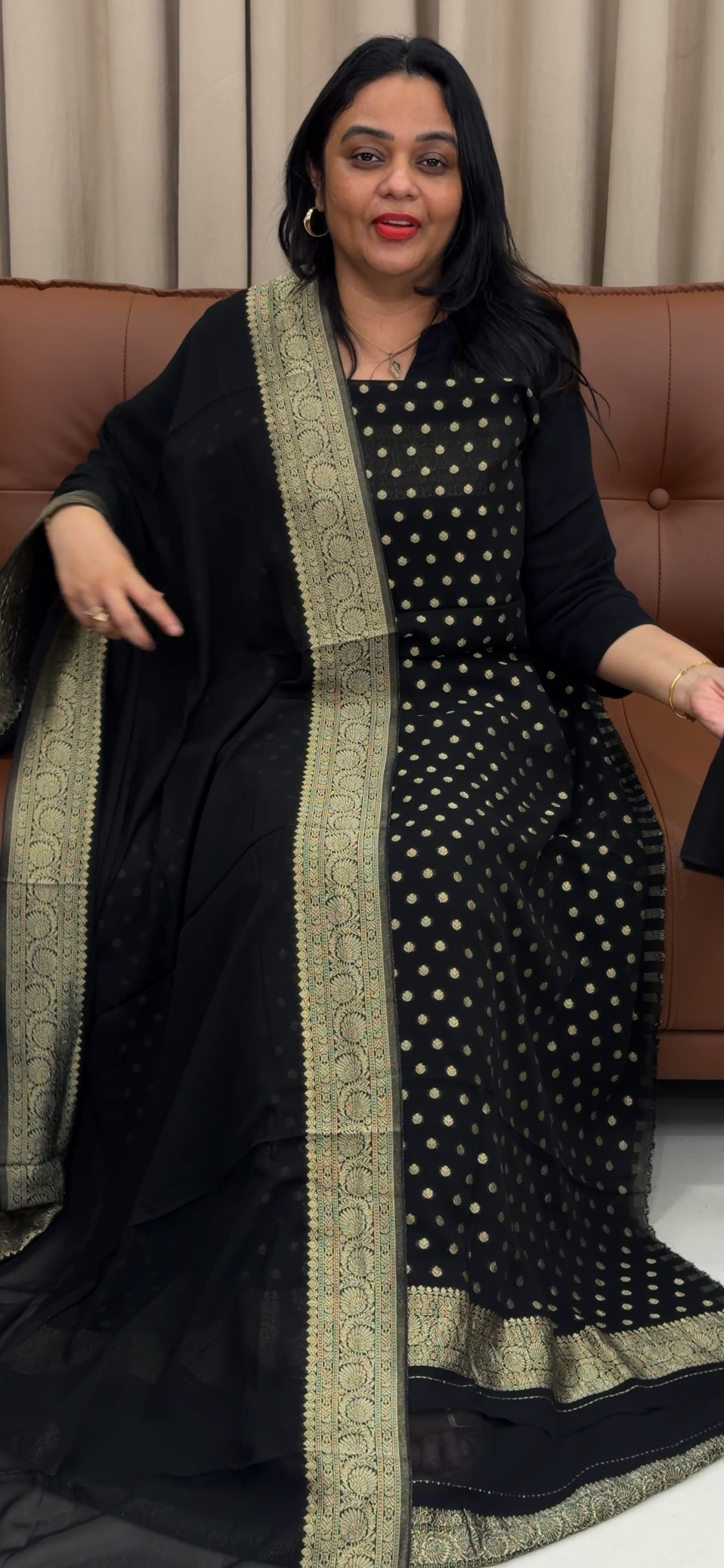 VISCOSE GEORGETTE UNSTITCHED SALWAR SUITS - IHA 33456